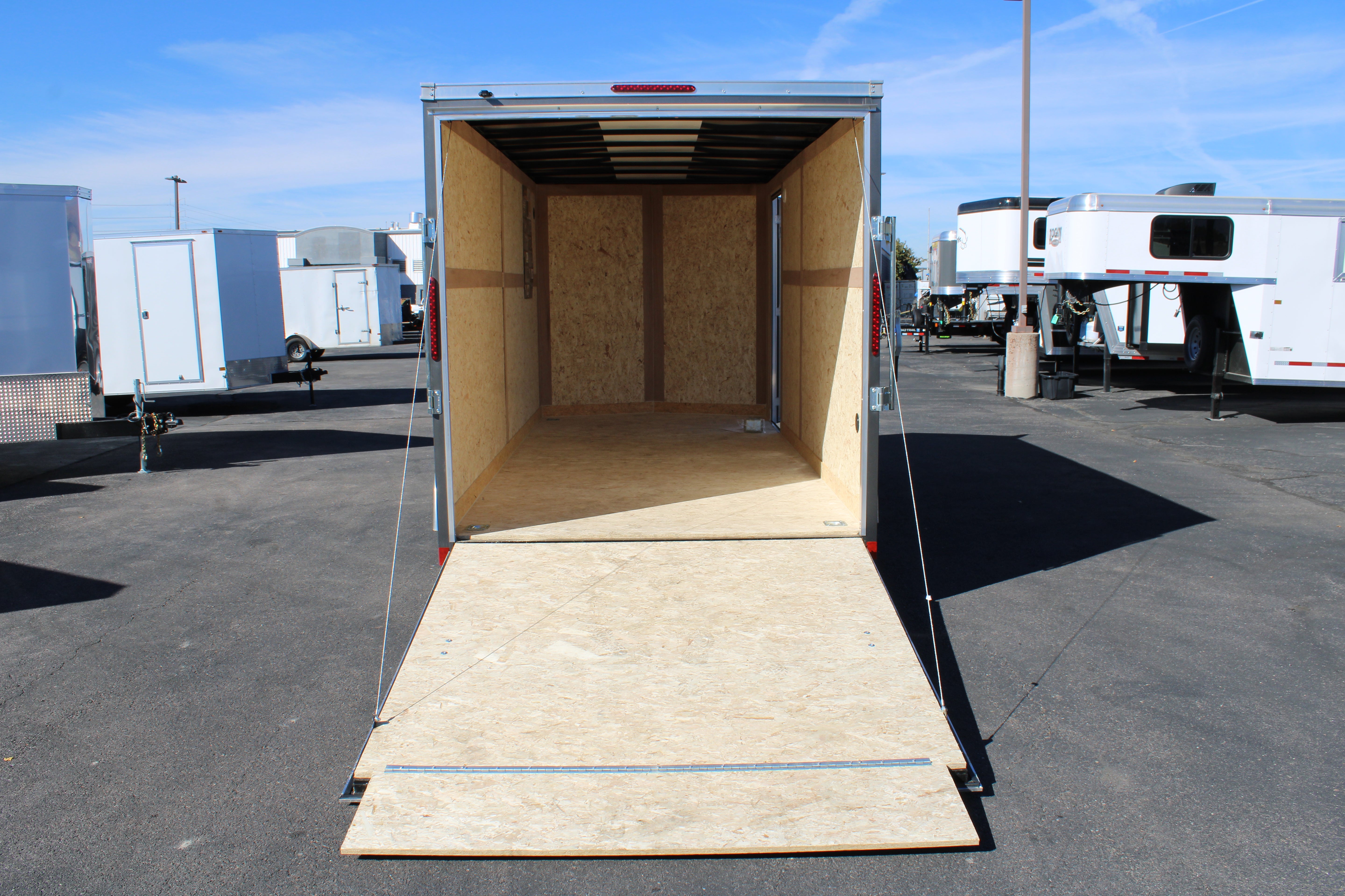 Wells Cargo 7 x 16 Deluxe Enclosed Trailer