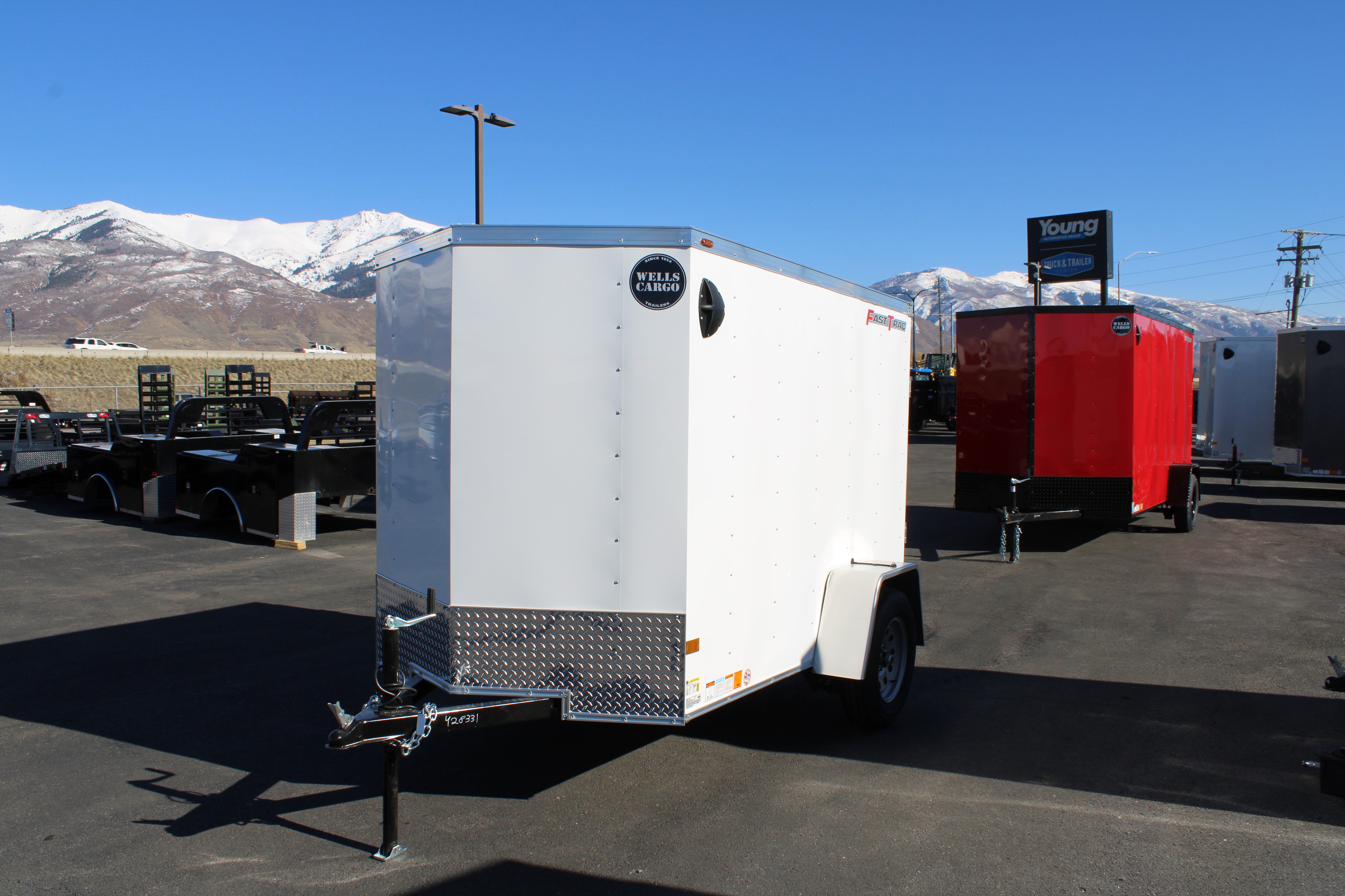 2025 Wells Cargo 5 x 8 Enclosed Trailer