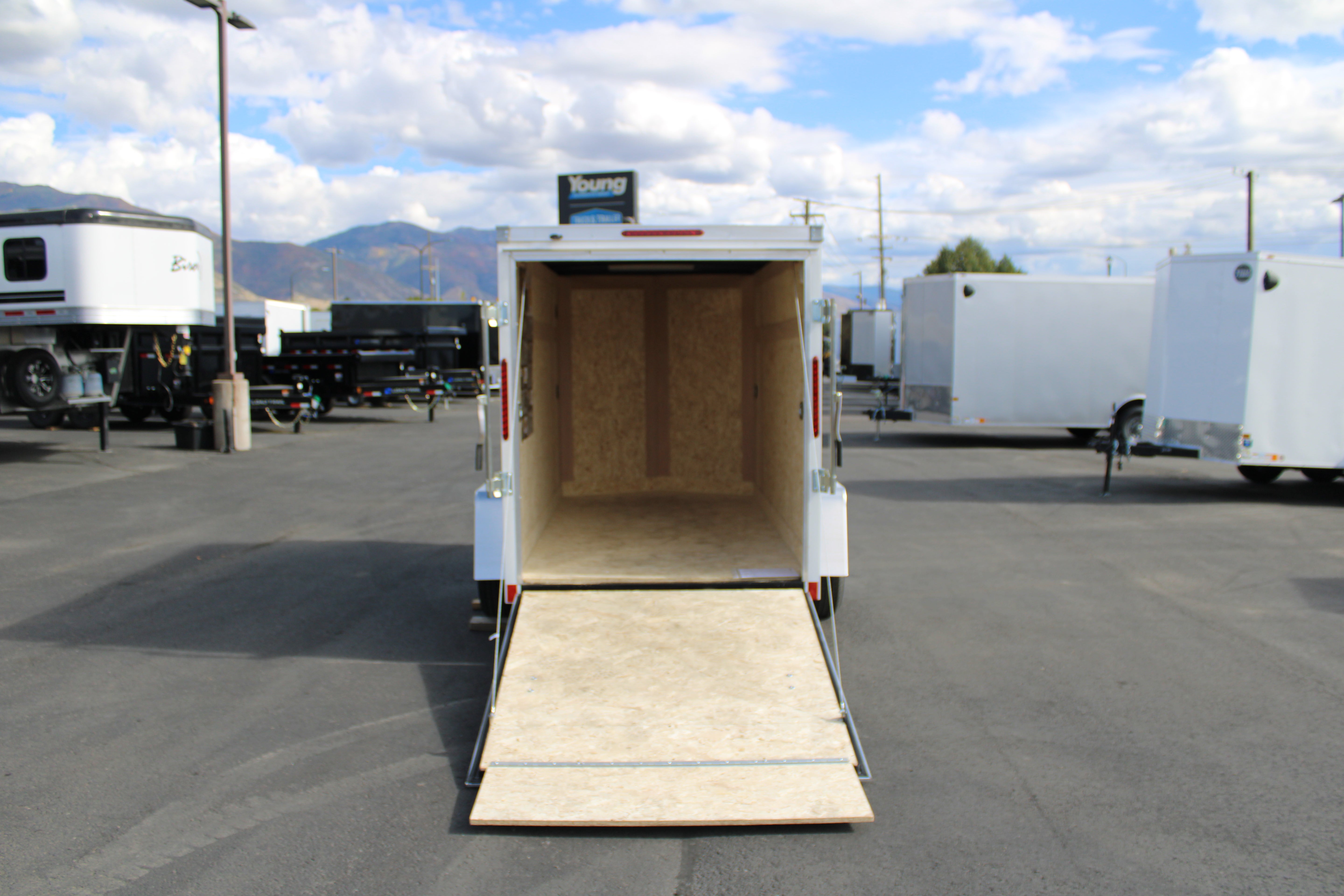 Wells Cargo 5 x 10 Deluxe Enclosed Trailer