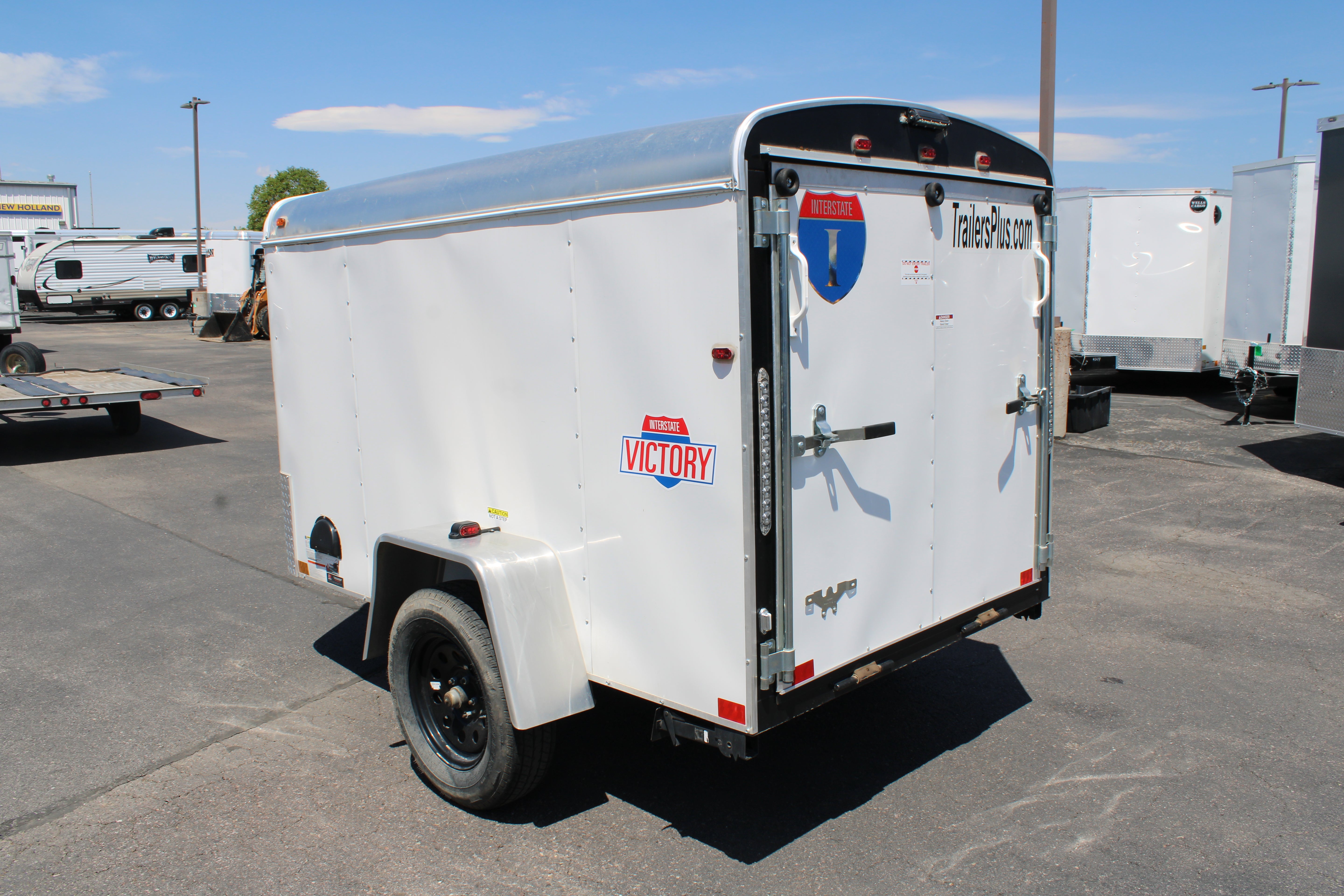 USED 5X8 ENCLOSED TRAILER