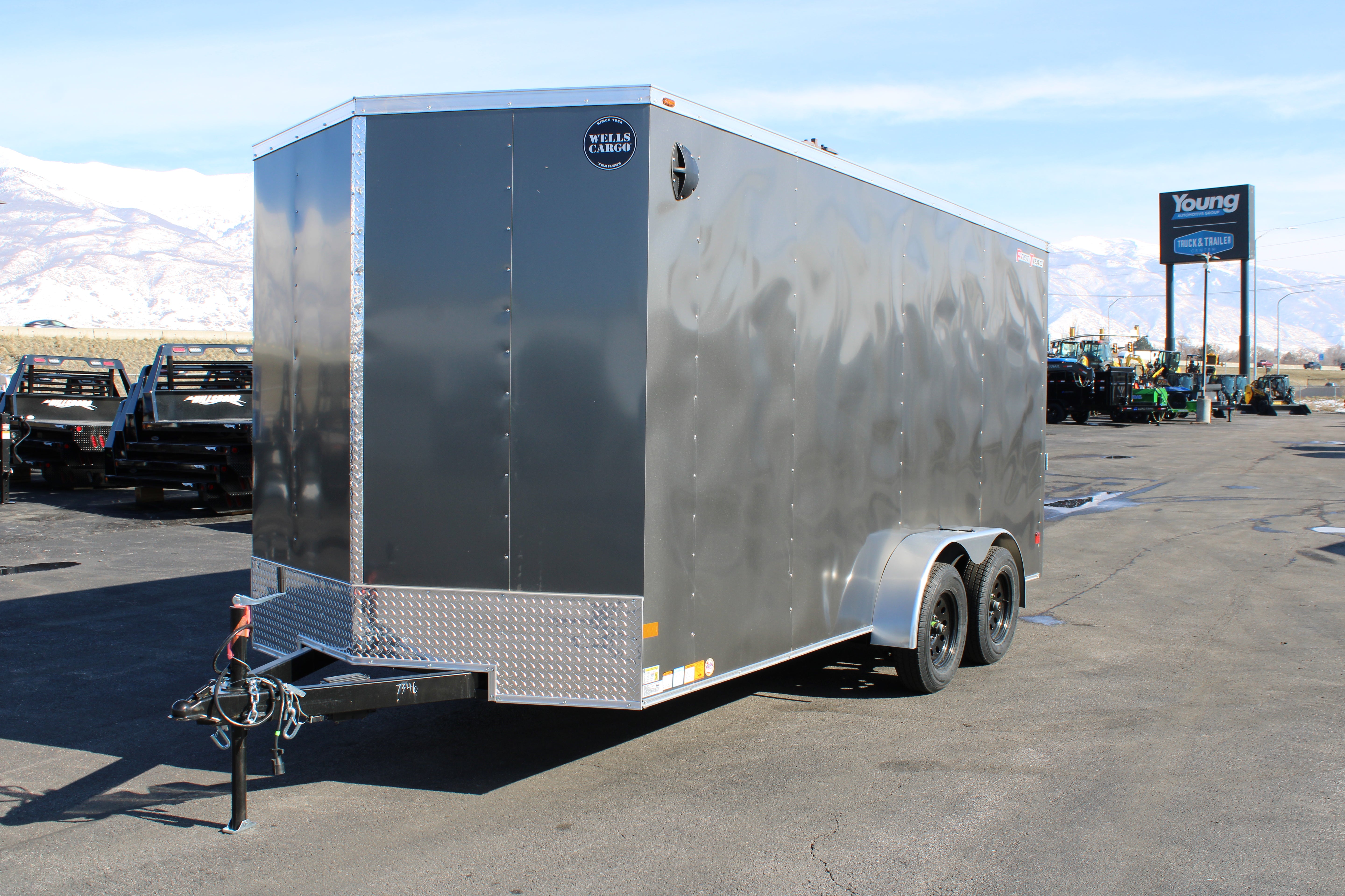 2025 Wells Cargo 7 x 16 Deluxe Enclosed Trailer