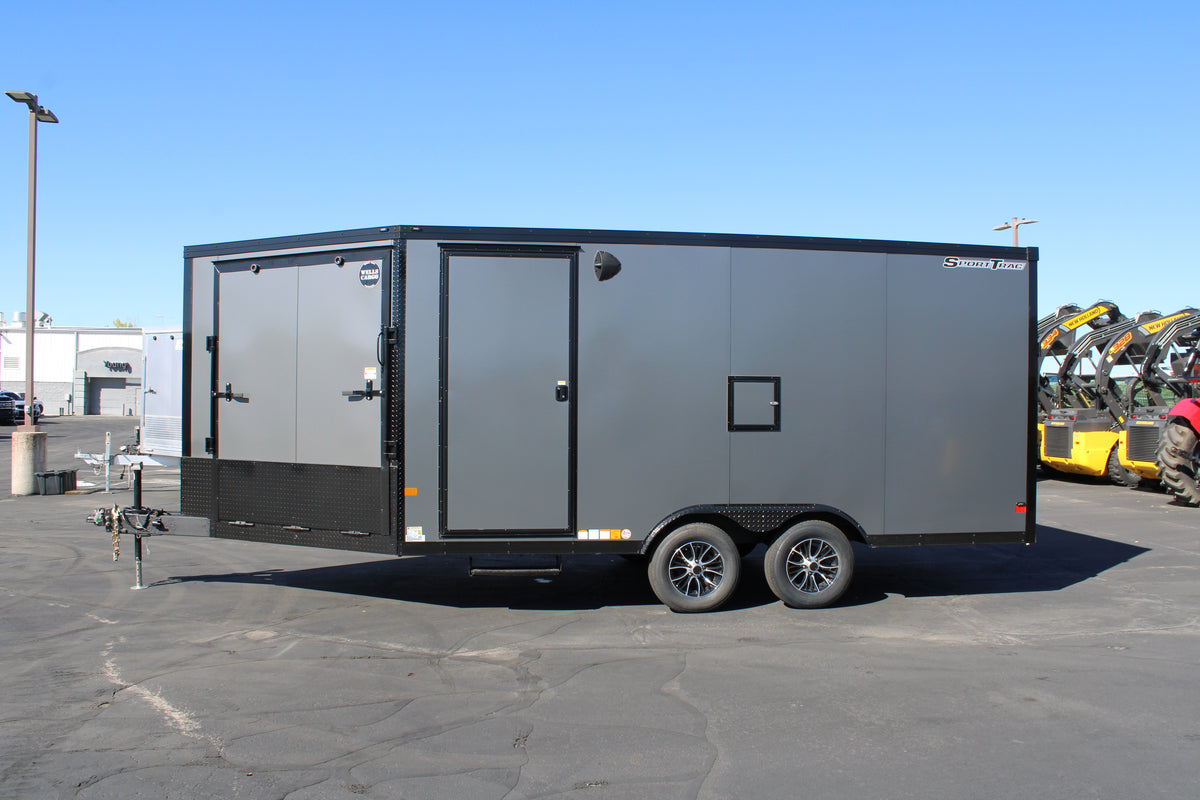 Wells Cargo 8.5x22 Snowmobile Trailer