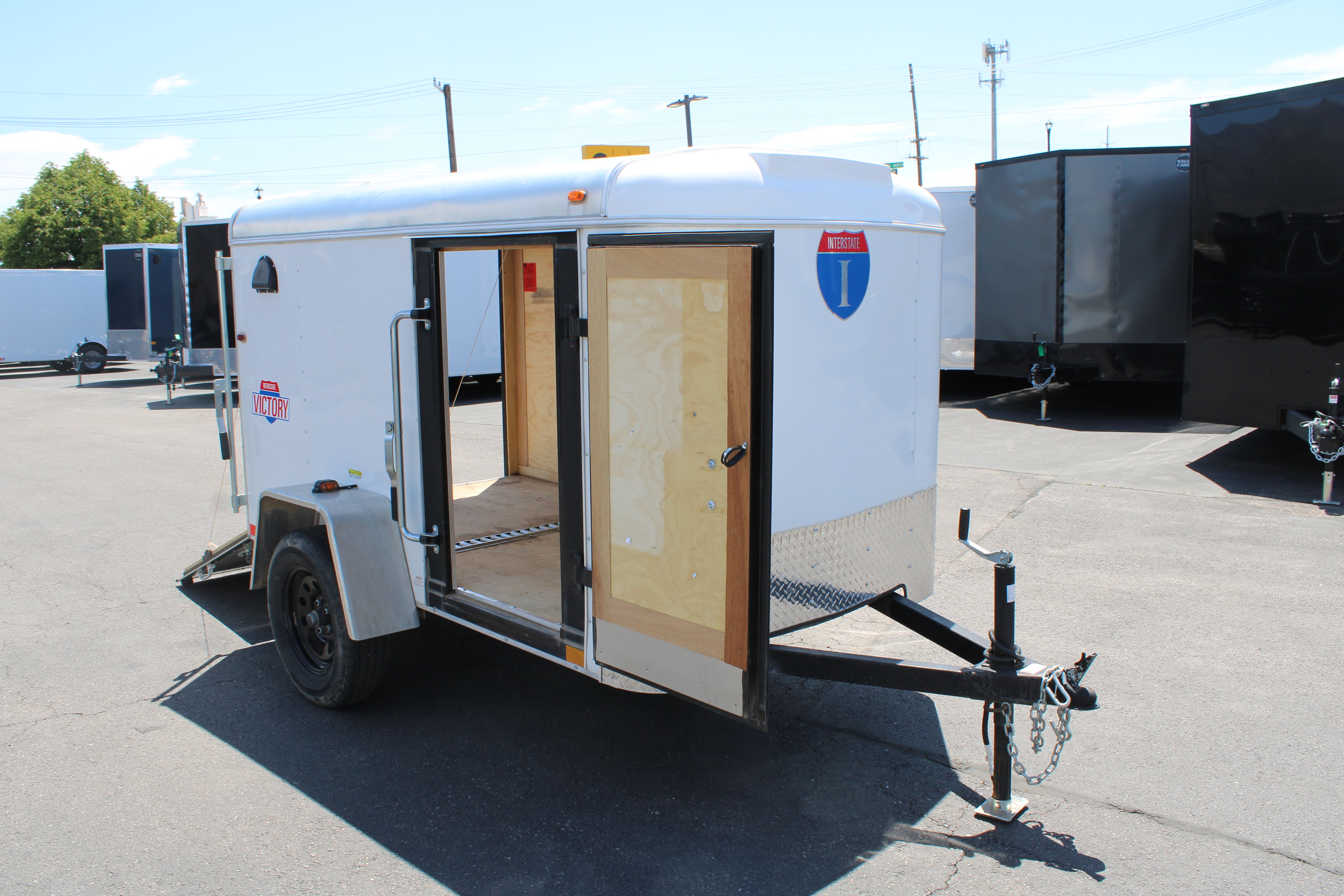 USED 5X8 ENCLOSED TRAILER