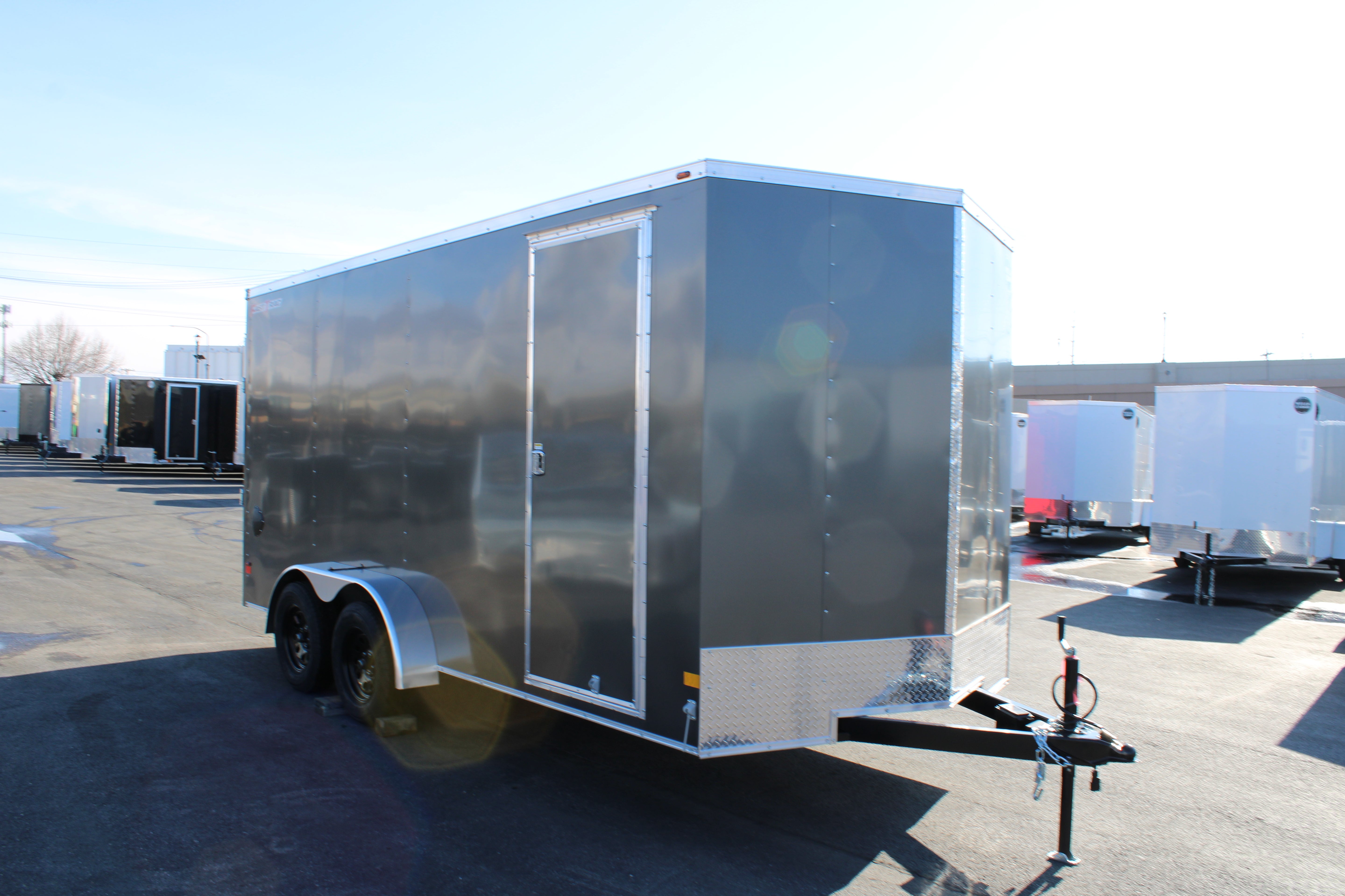 2025 Wells Cargo 7 x 16 Deluxe Enclosed Trailer