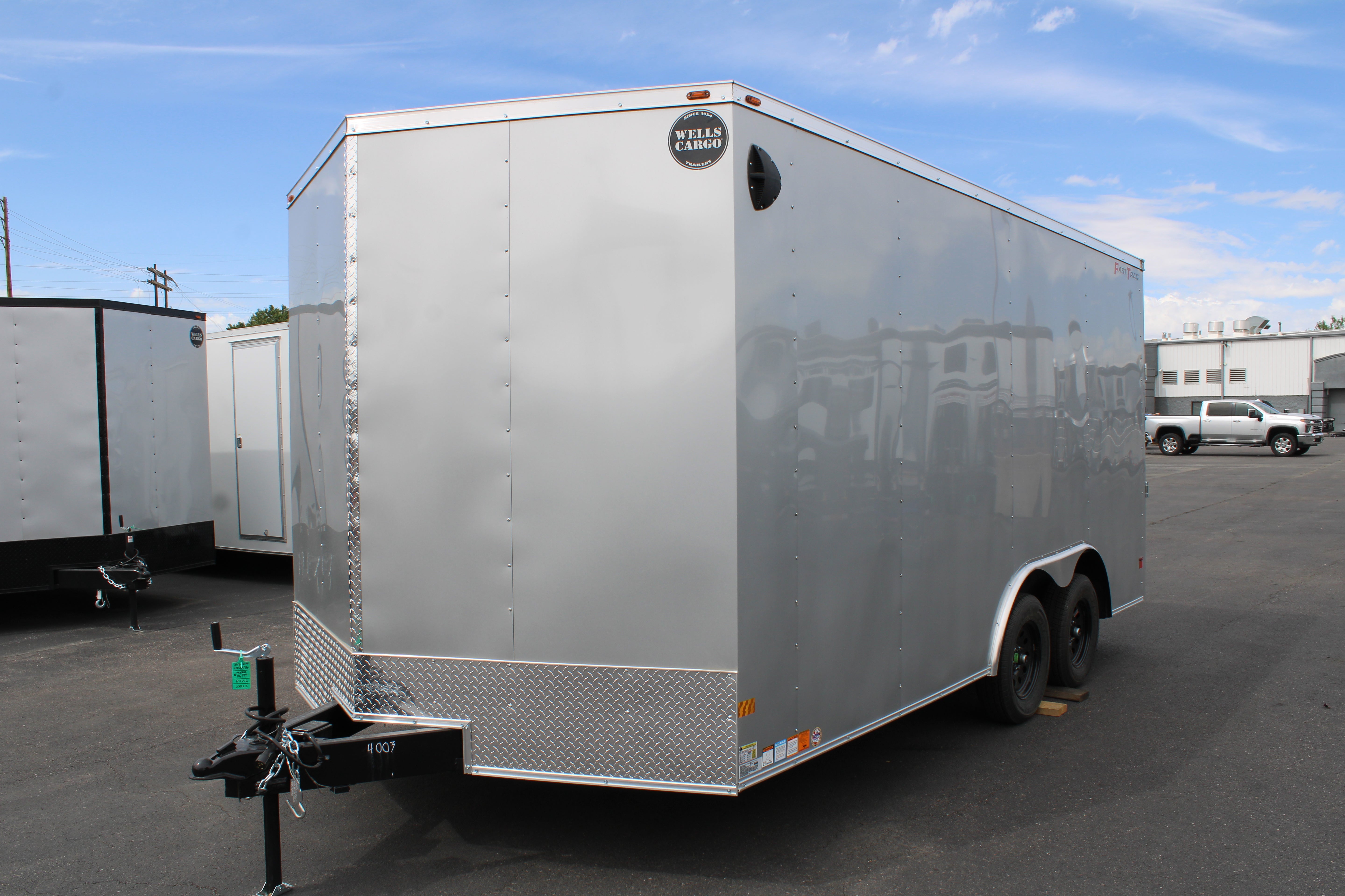 Wells Cargo 8.5 x 16 Deluxe Enclosed Trailer