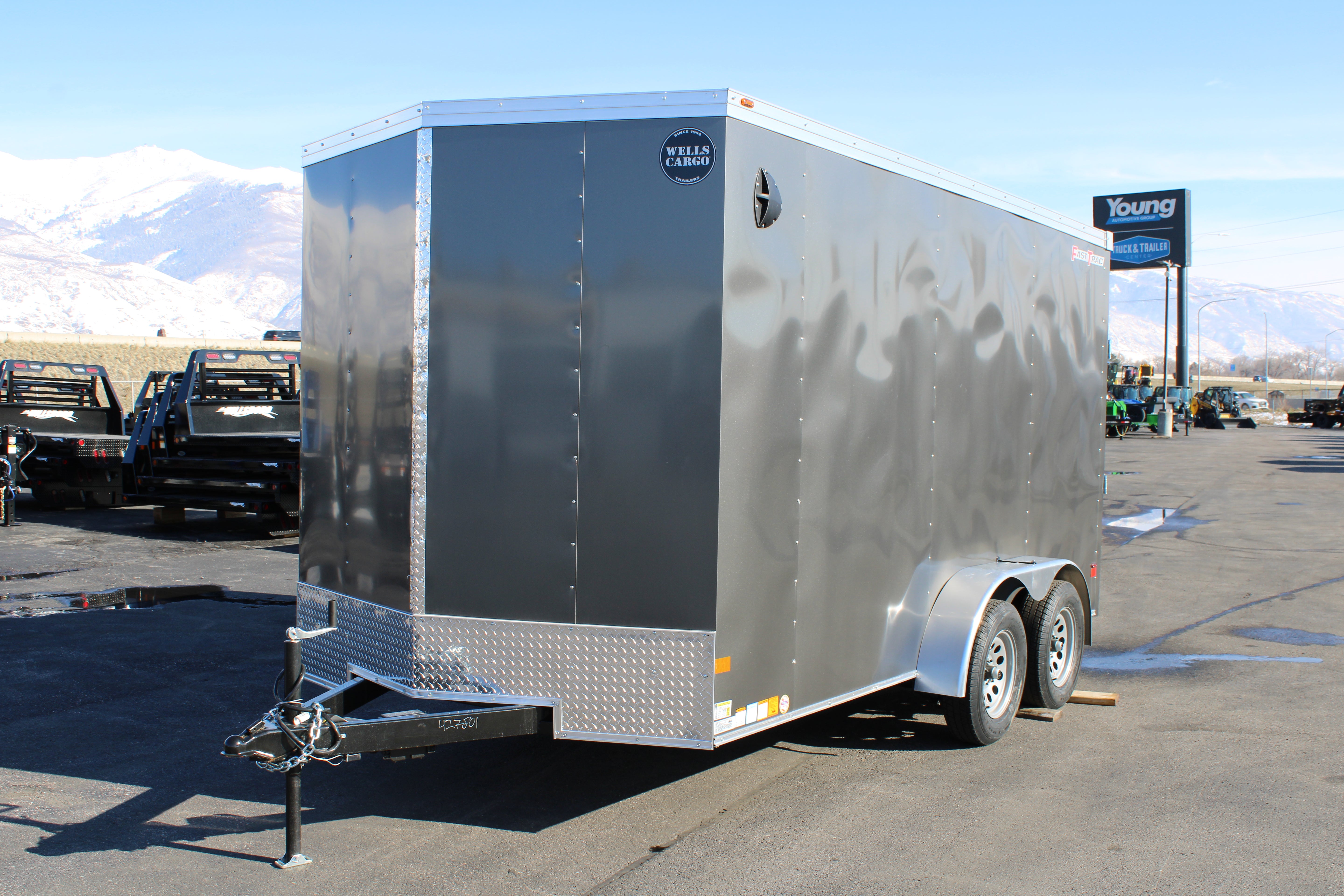 2025 Wells Cargo 7 x 14 Deluxe Enclosed Trailer