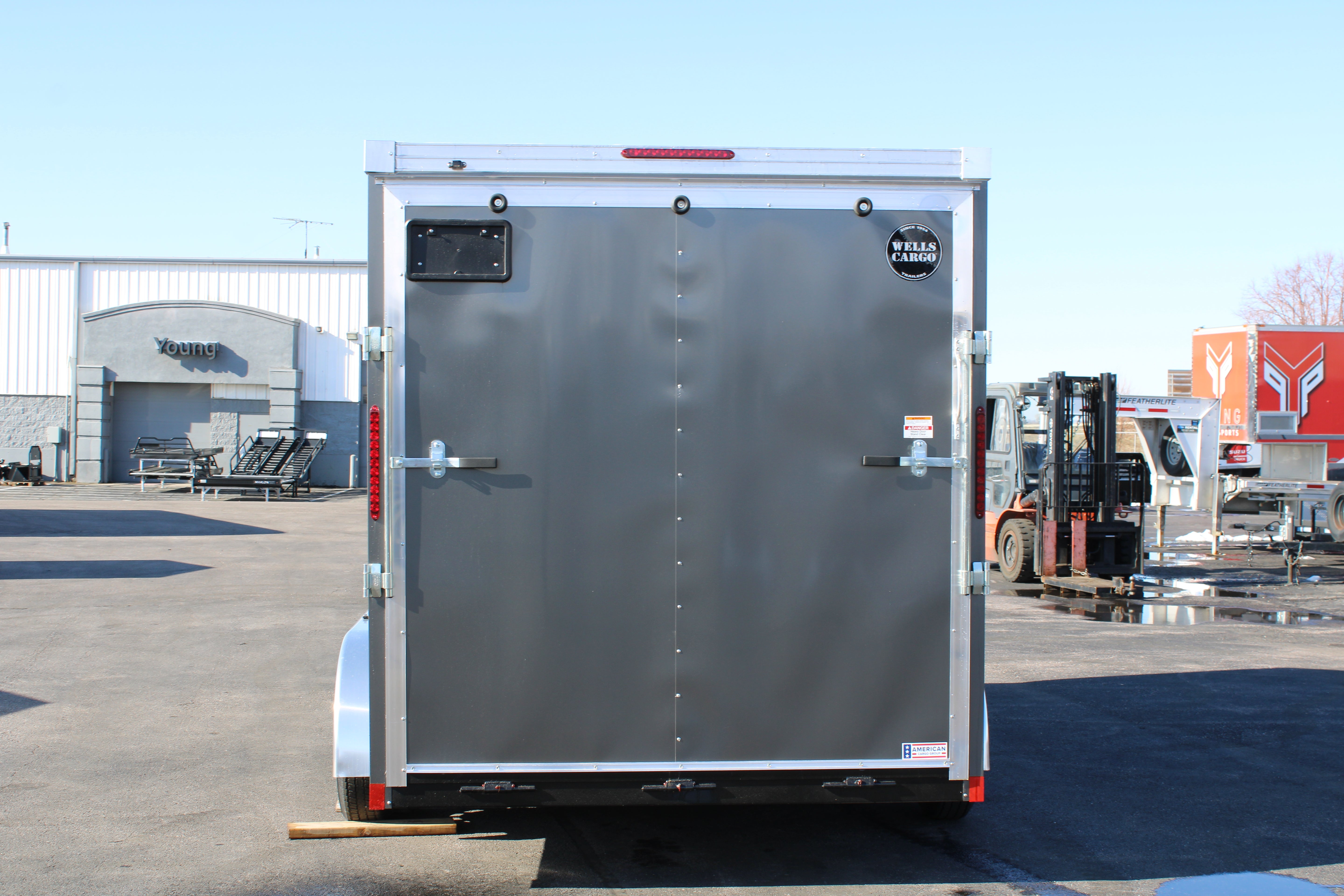 2025 Wells Cargo 7 x 14 Deluxe Enclosed Trailer