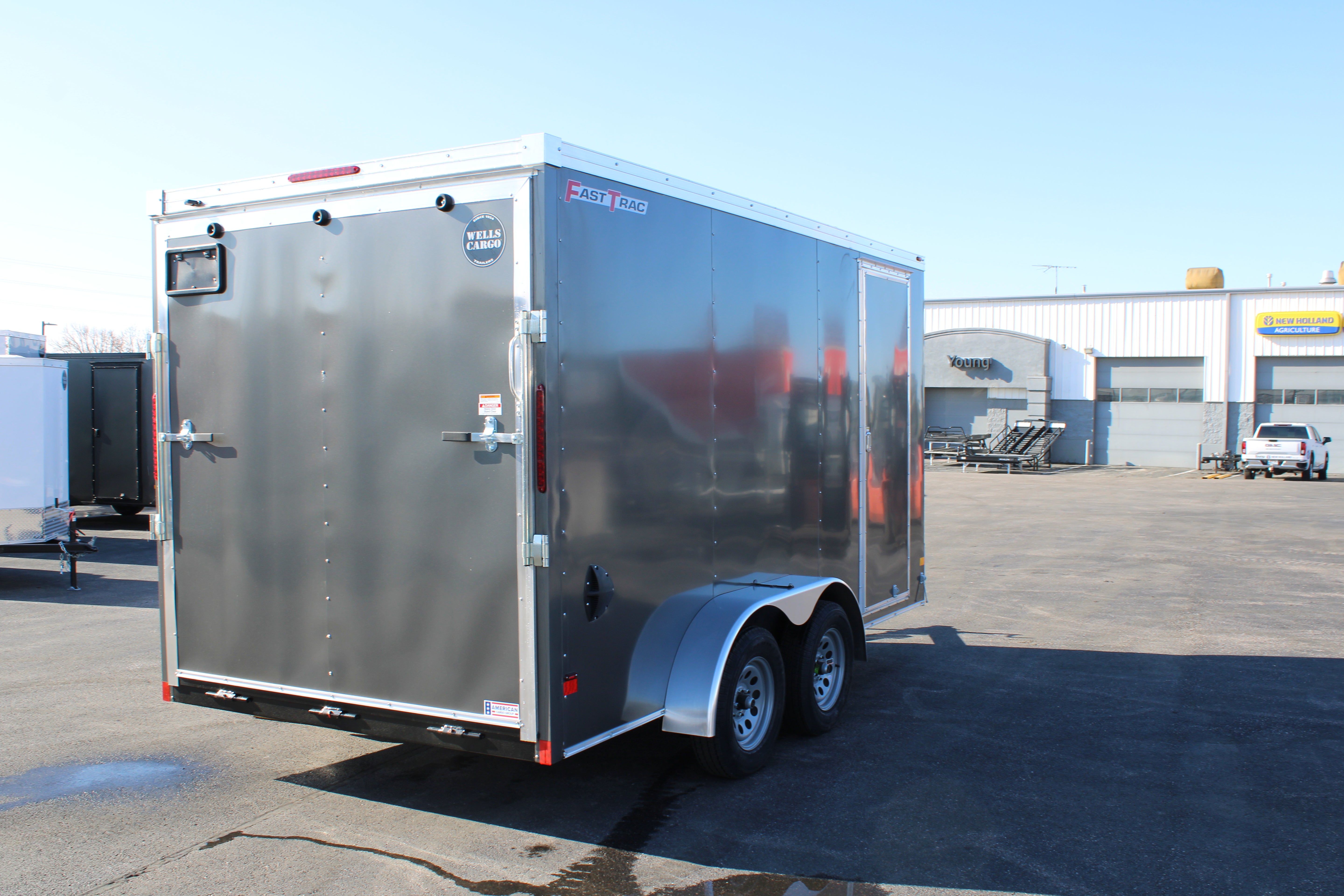 2025 Wells Cargo 7 x 14 Deluxe Enclosed Trailer