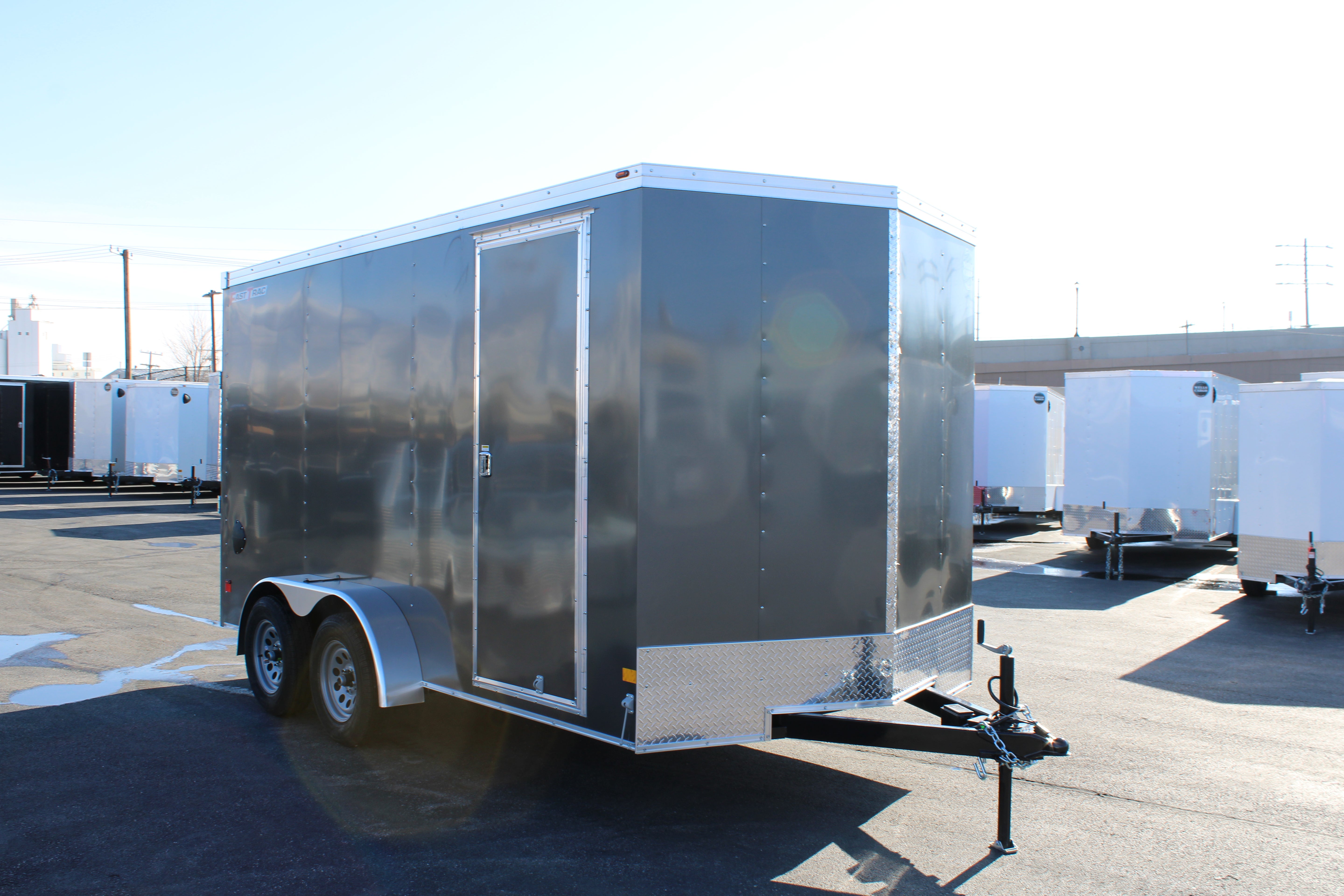 2025 Wells Cargo 7 x 14 Deluxe Enclosed Trailer