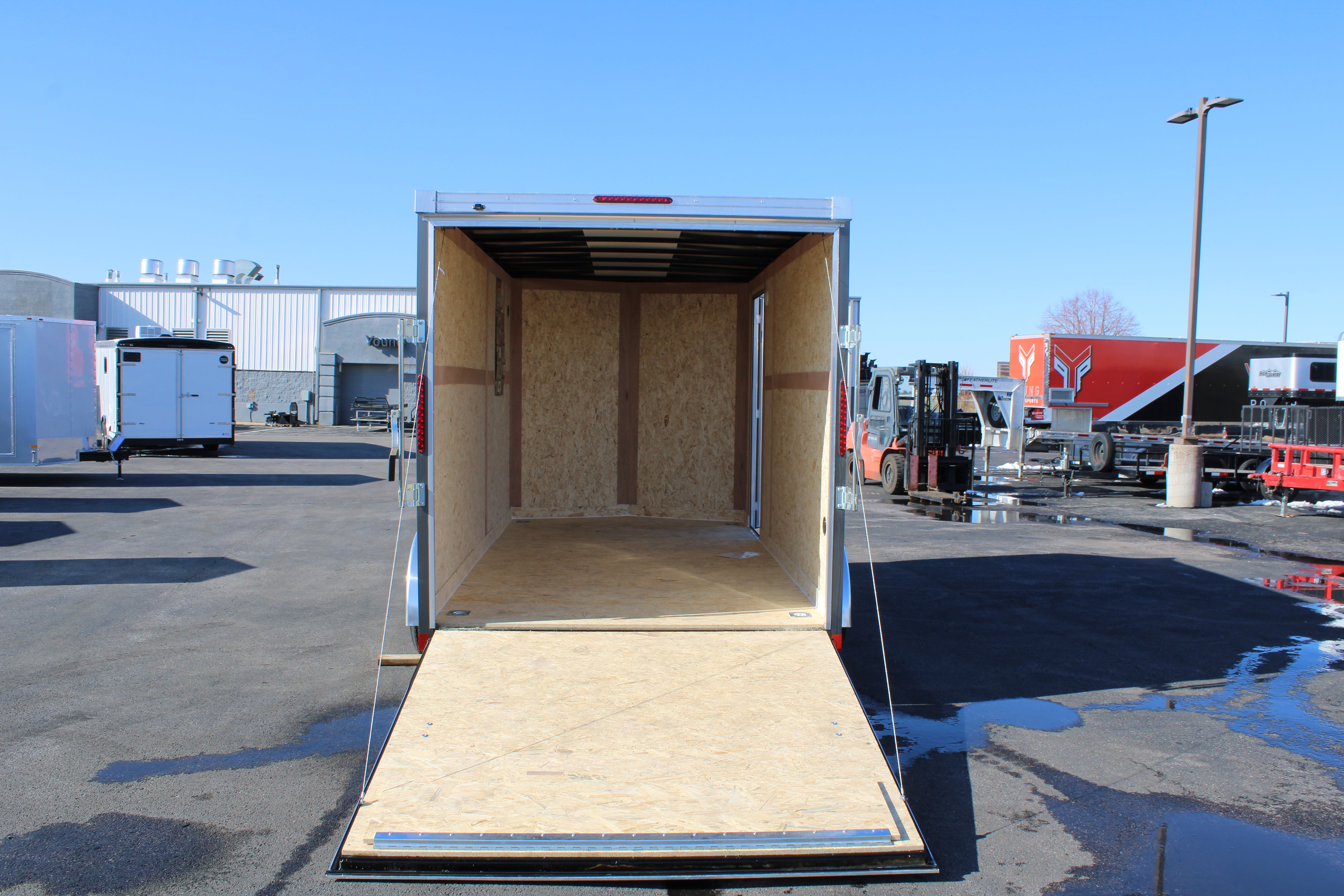 2025 Wells Cargo 7 x 14 Deluxe Enclosed Trailer