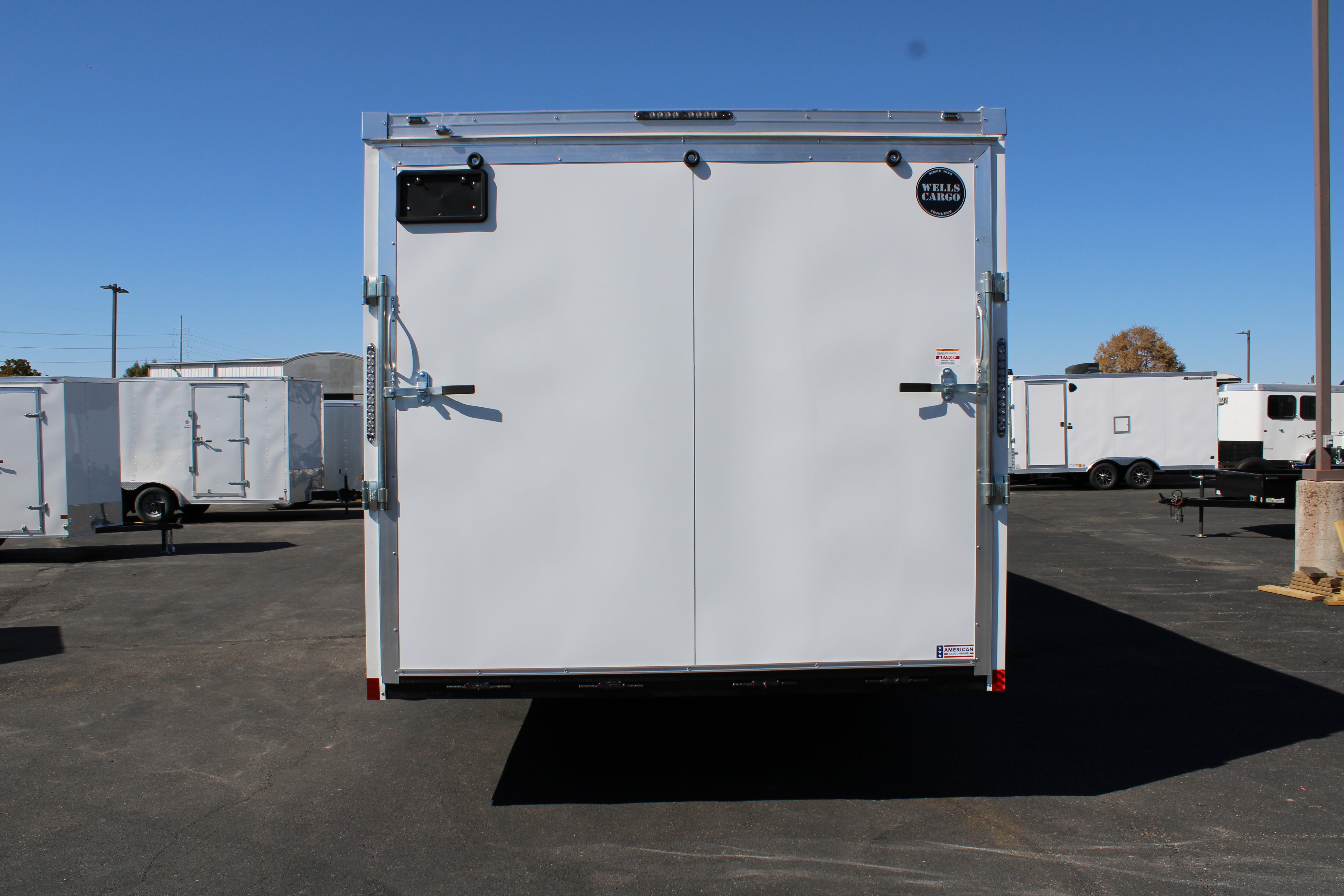 2025 Wells Cargo 8.5 x 28 Enclosed Snowmobile Trailer