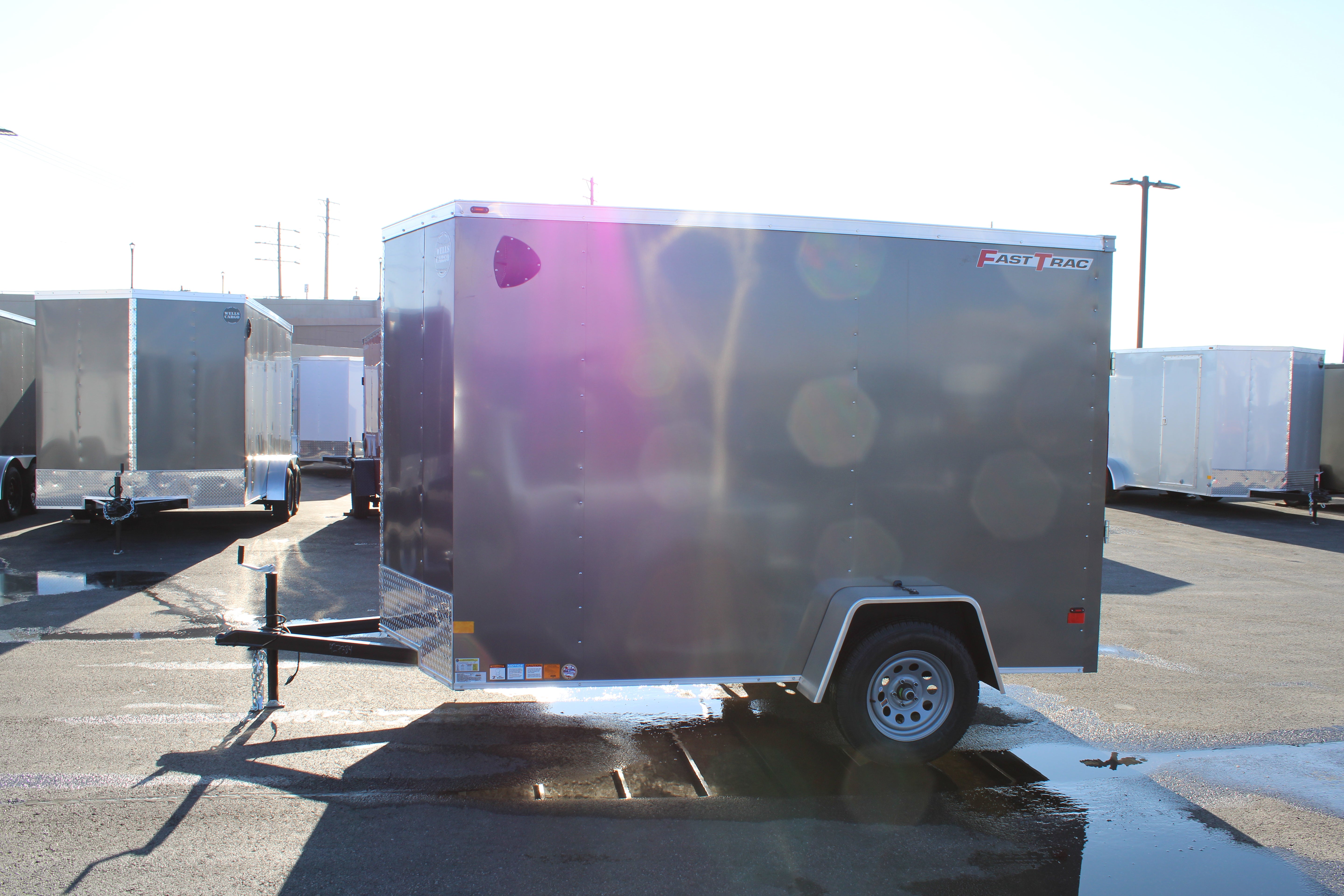 2025 Wells Cargo 6 x 10 Deluxe Enclosed Trailer