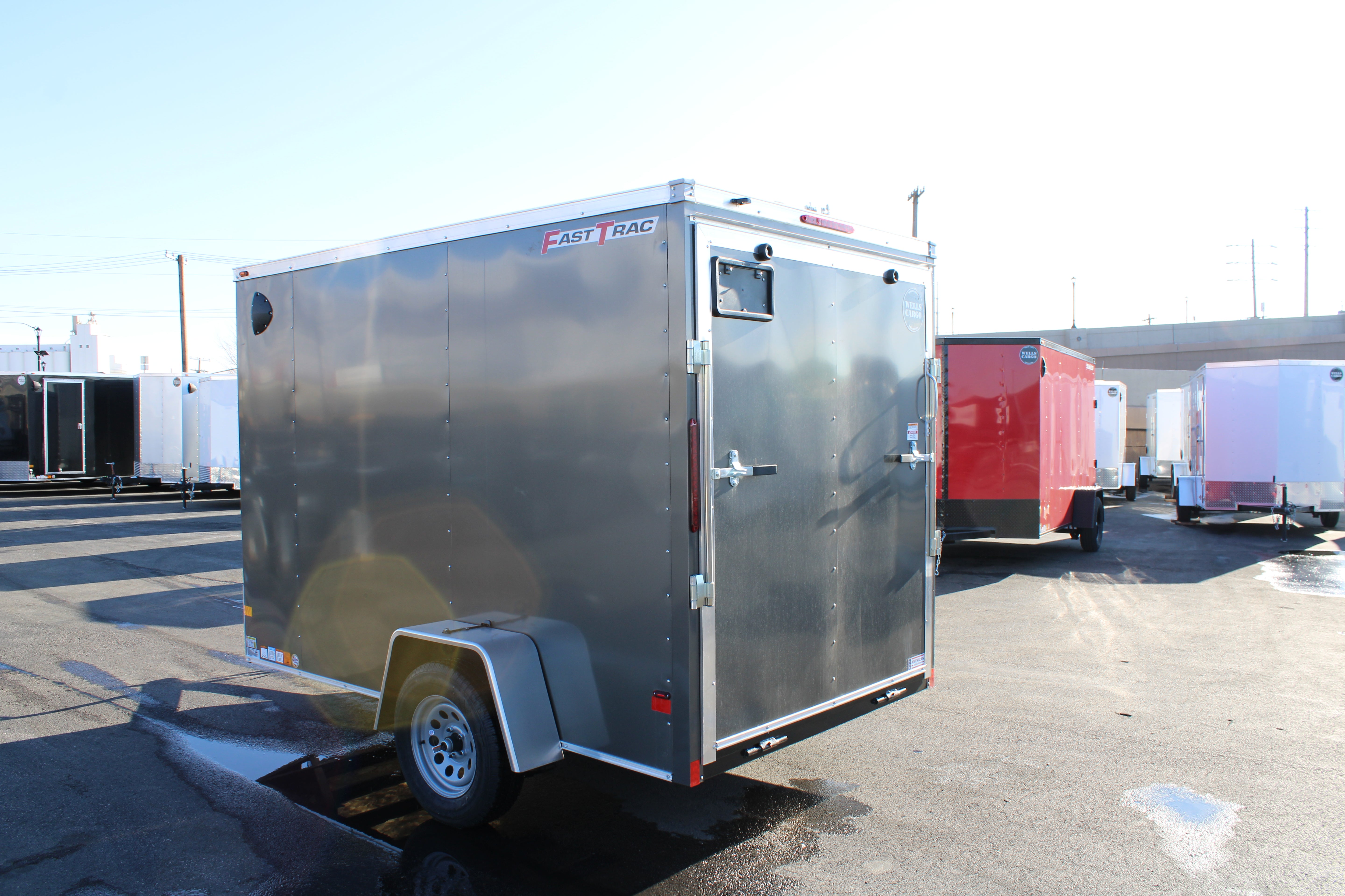 2025 Wells Cargo 6 x 10 Deluxe Enclosed Trailer