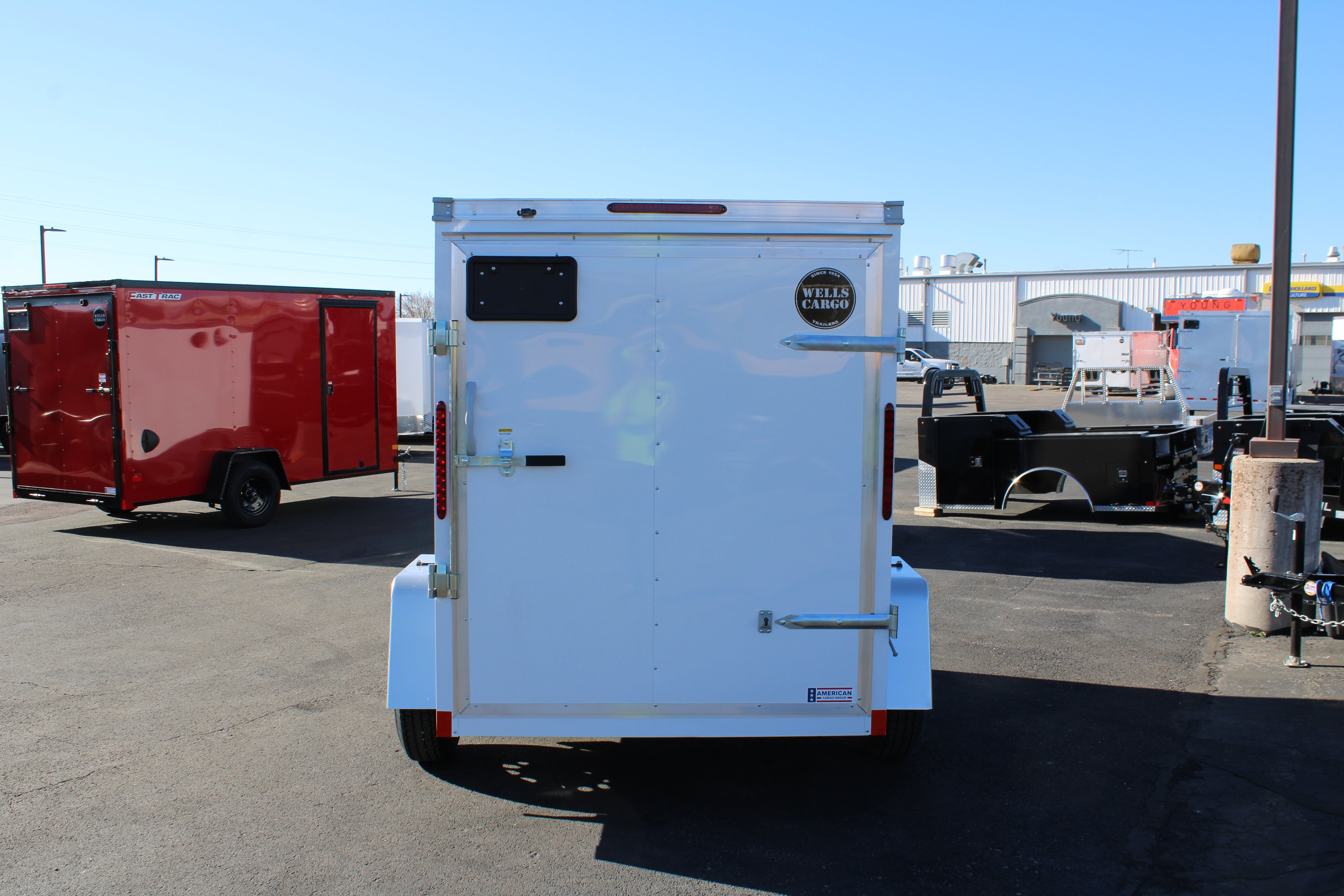 2025 Wells Cargo 5 x 8 Enclosed Trailer