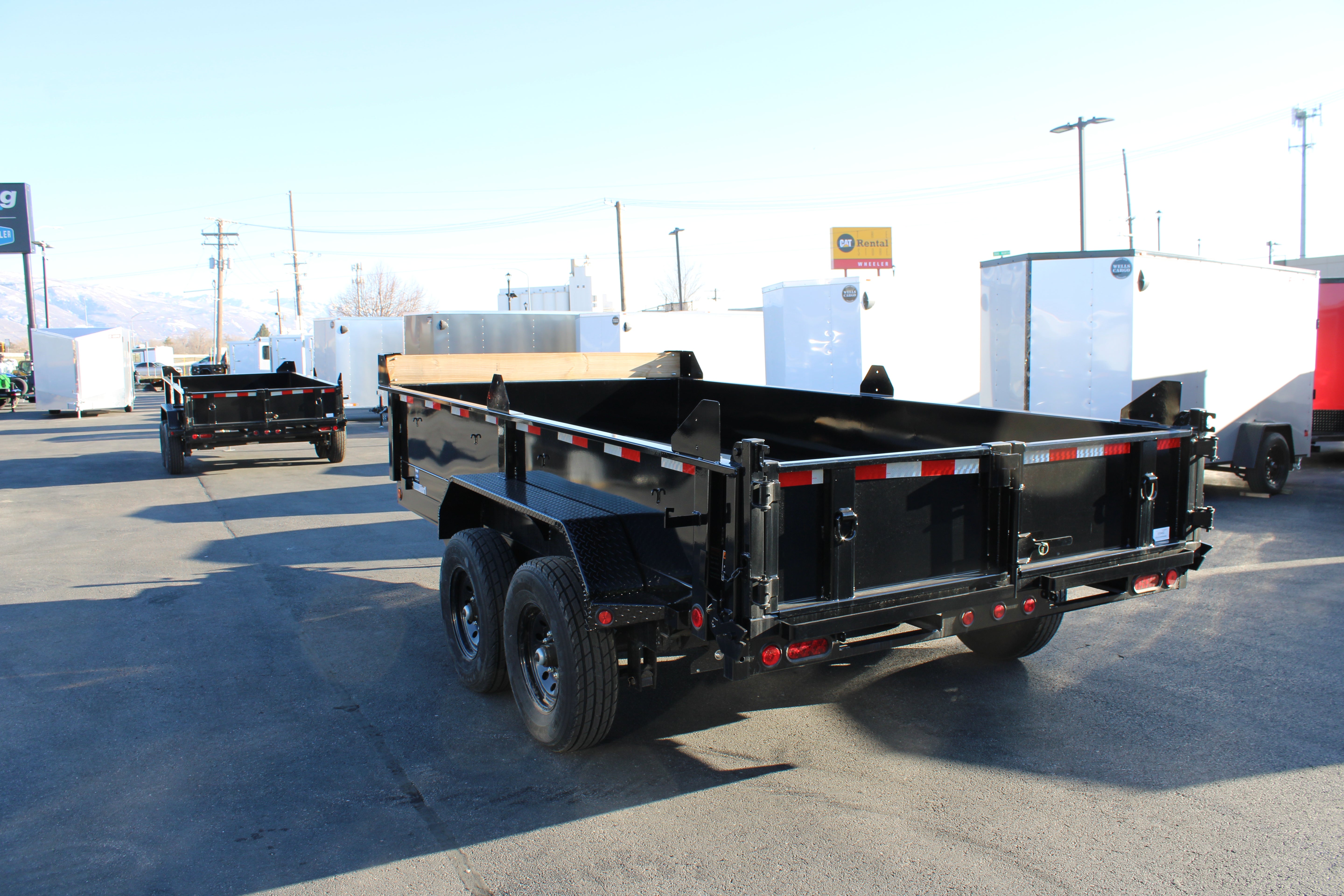 2024 Load Trail 83" x 14' Dump Trailer W/ Wood Extesions