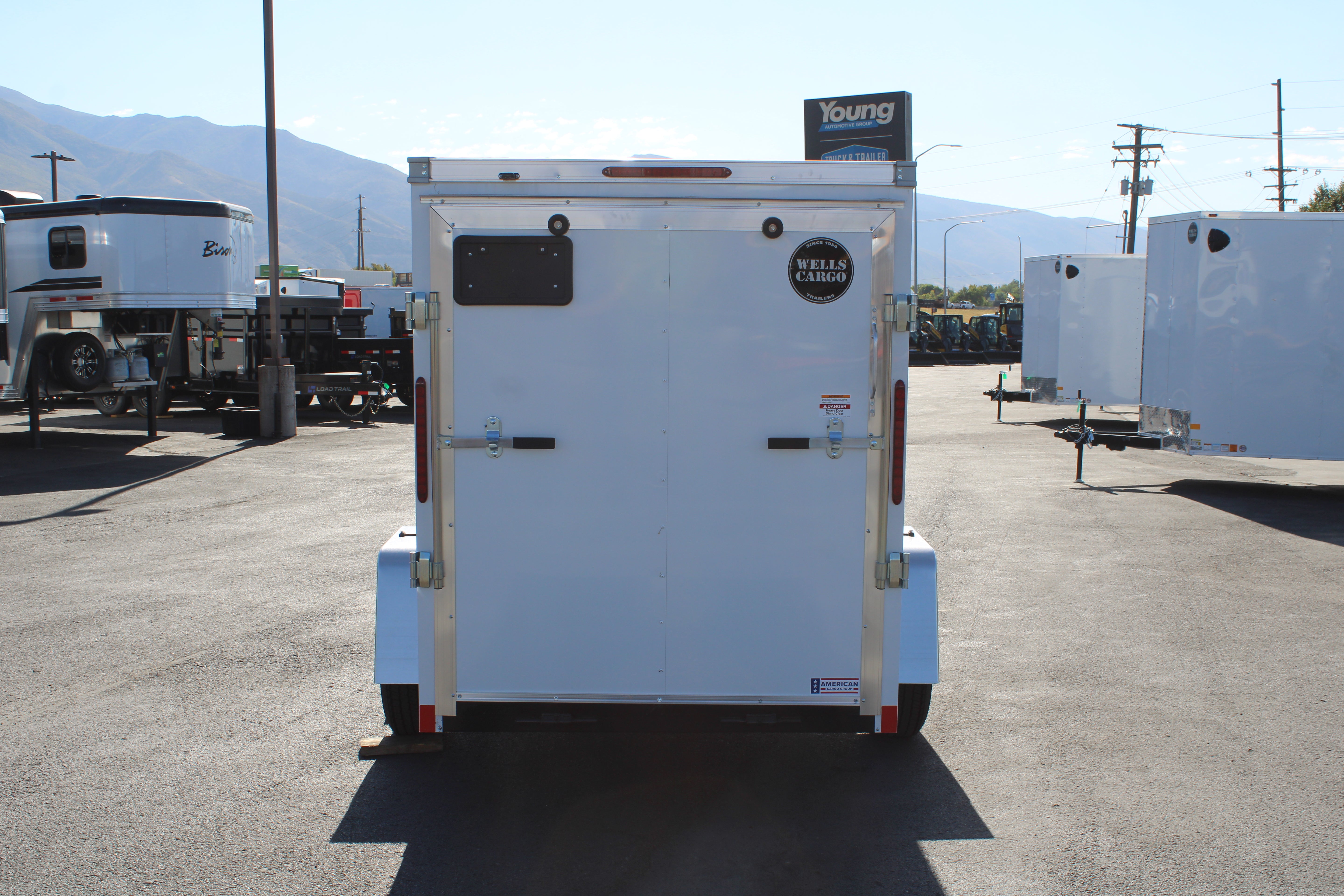 Wells Cargo 5 x 10 Deluxe Enclosed Trailer