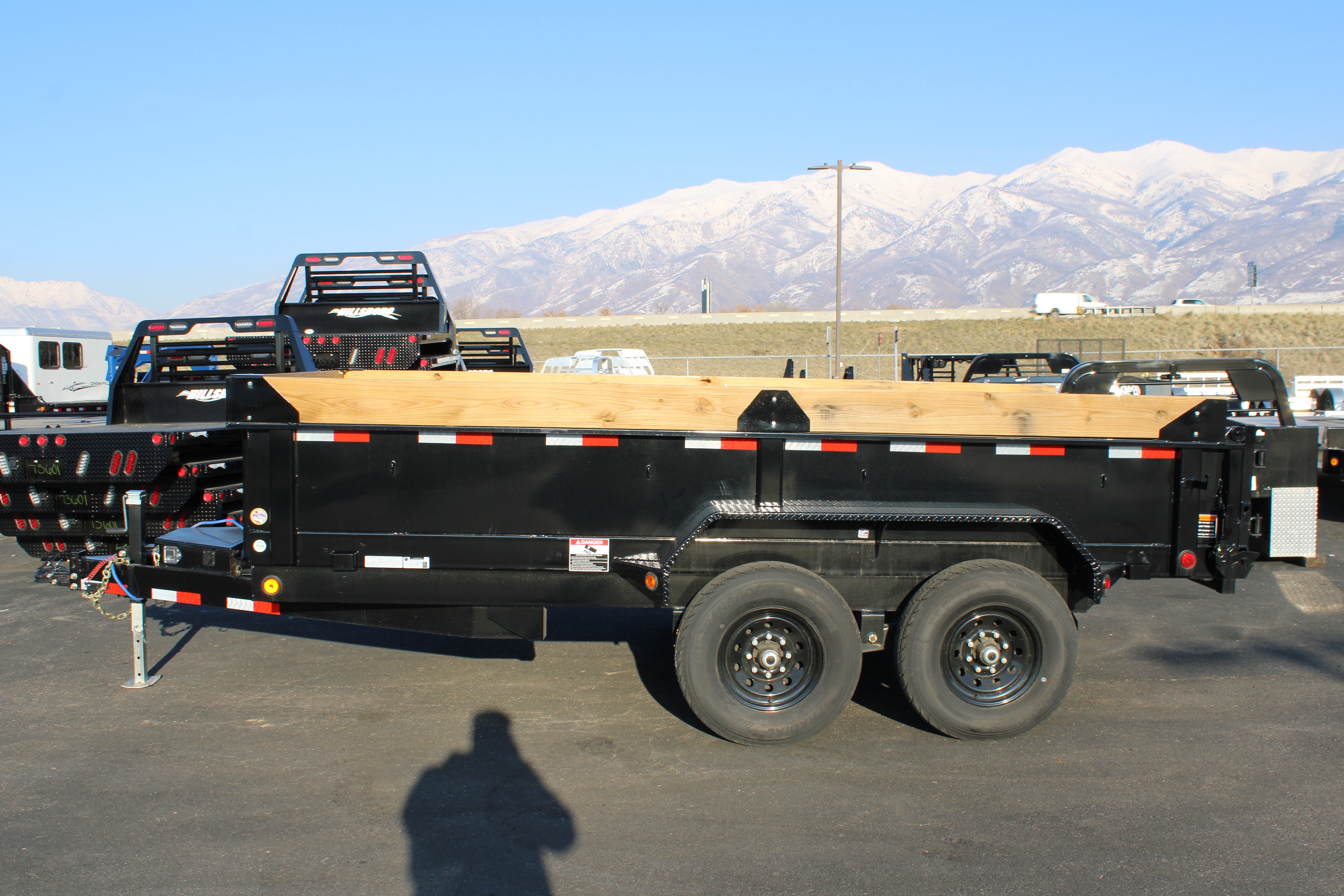 2024 Load Trail 83" x 14' Dump Trailer W/ Wood Extensions