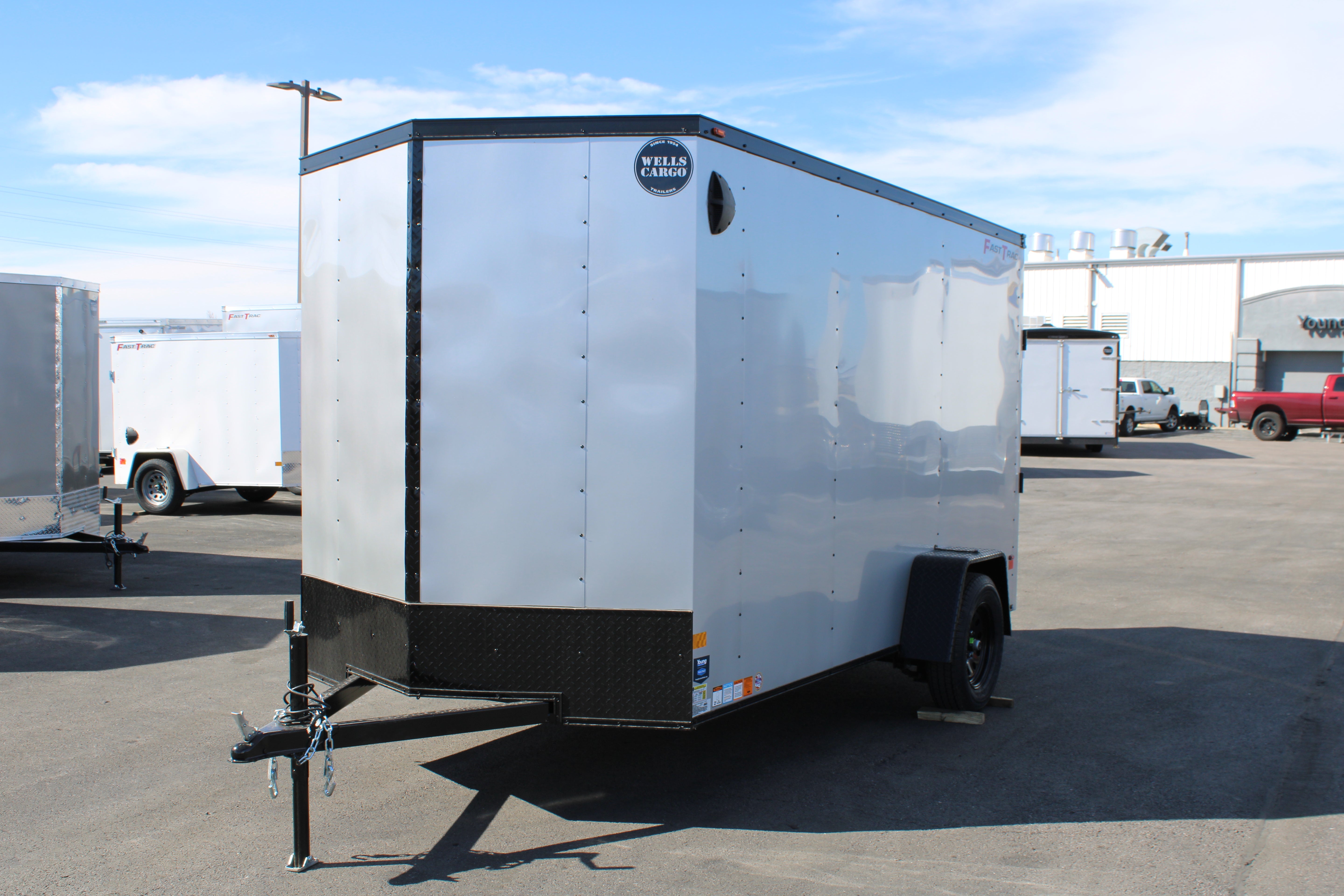 2025 Wells Cargo 6 x 12 Deluxe Enclosed Trailer