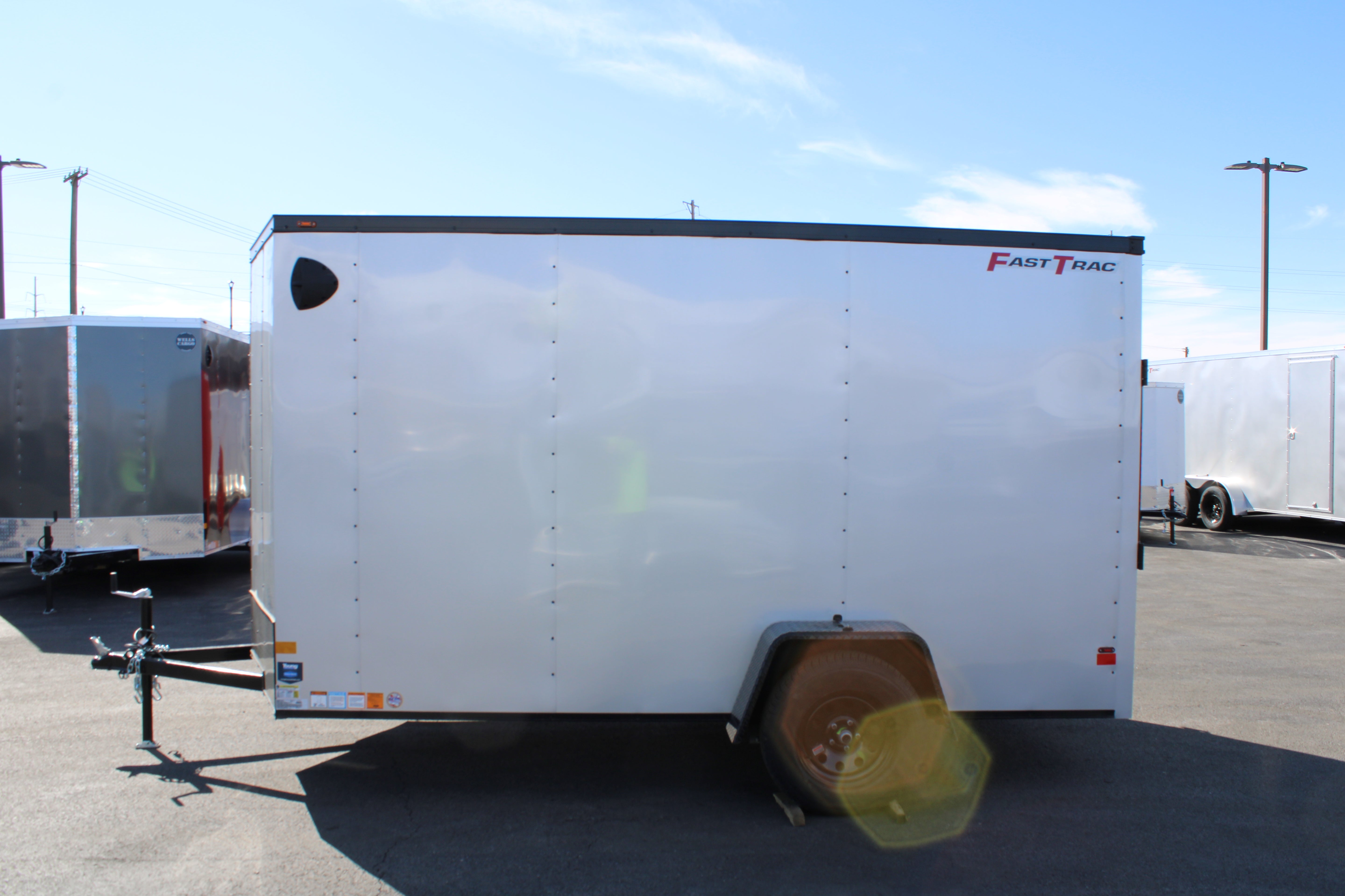 2025 Wells Cargo 6 x 12 Deluxe Enclosed Trailer