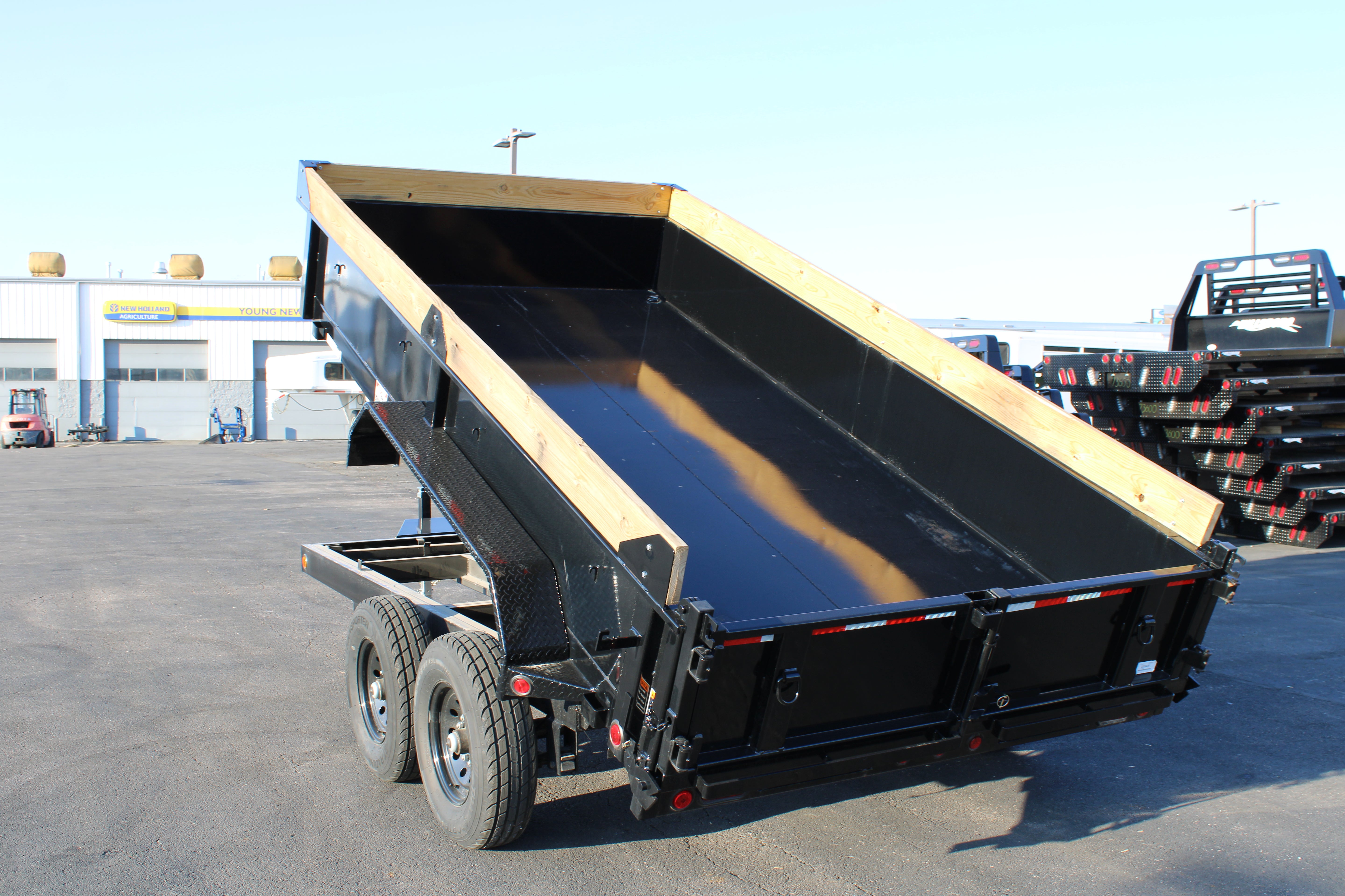 2024 Load Trail 83" x 14' Dump Trailer W/ Wood Extensions