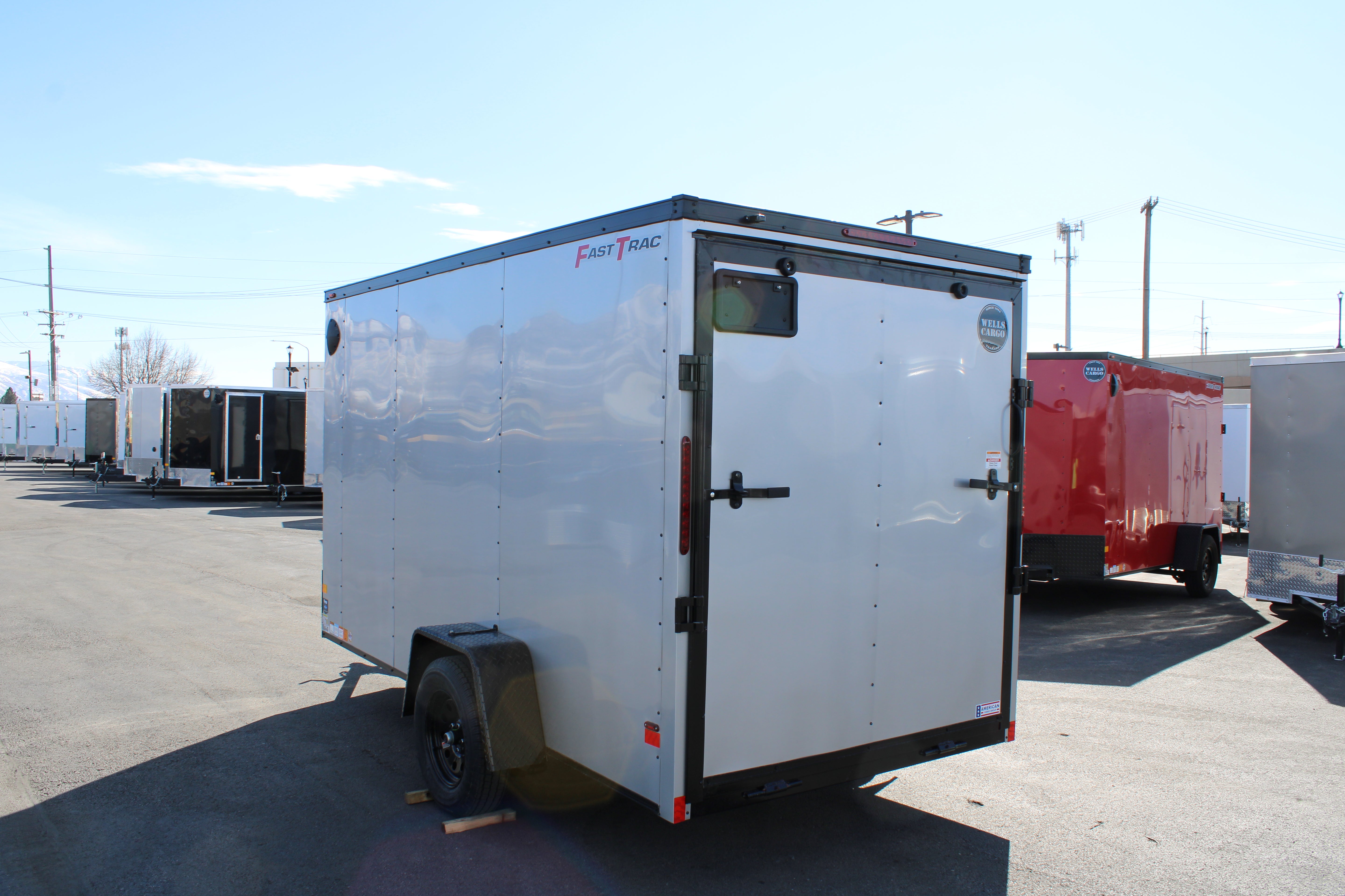 2025 Wells Cargo 6 x 12 Deluxe Enclosed Trailer