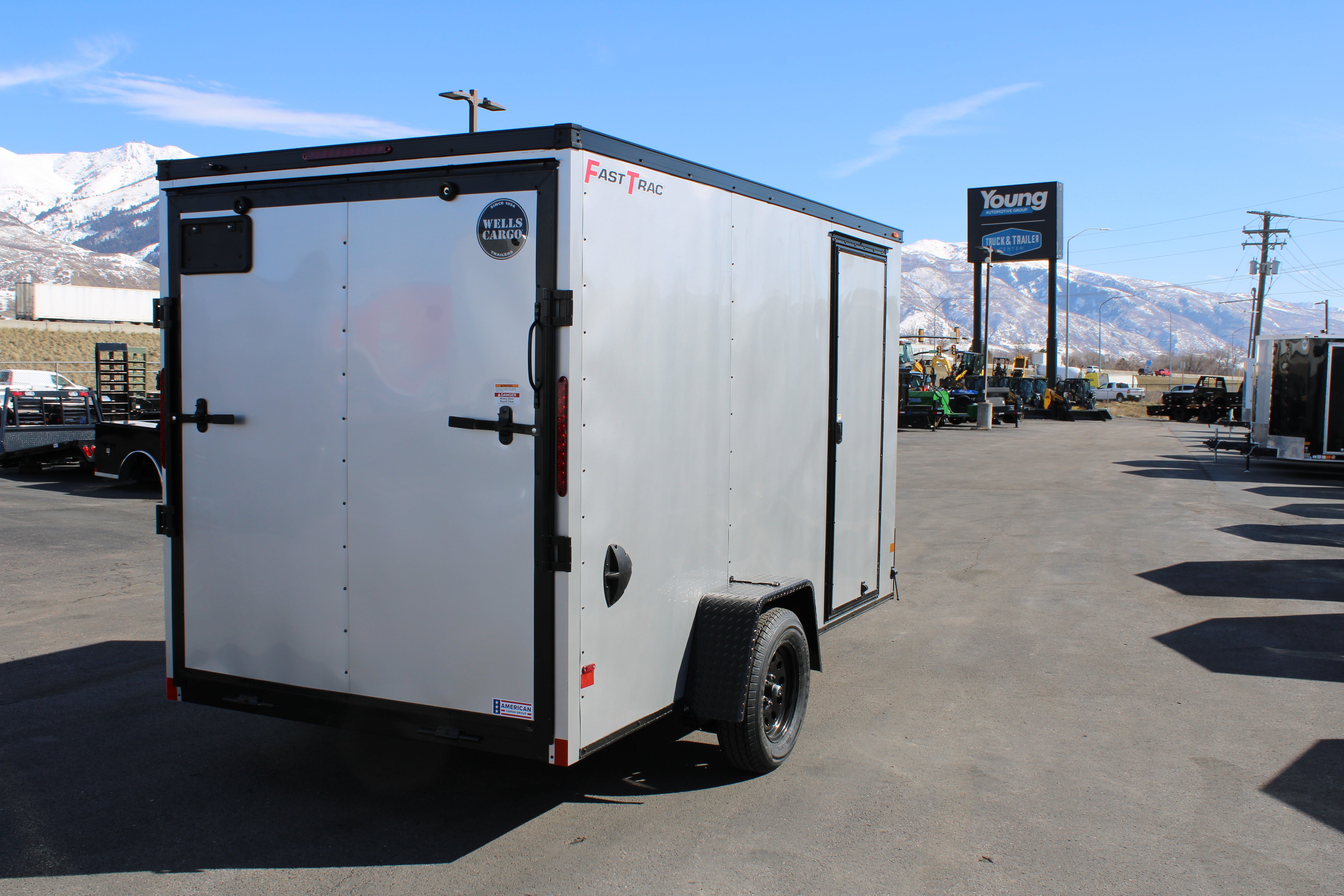 2025 Wells Cargo 6 x 12 Deluxe Enclosed Trailer