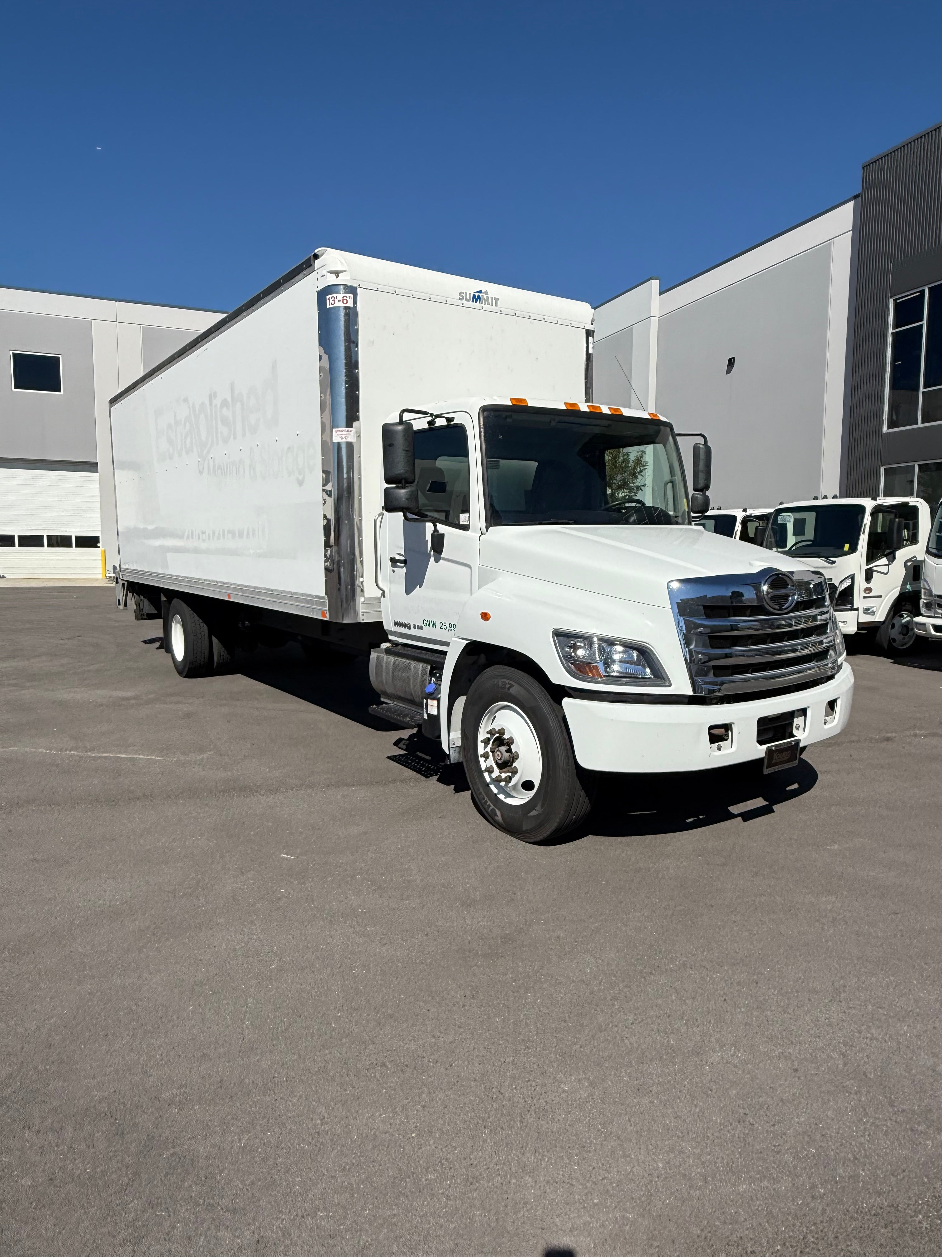 USED 2019 HINO 268A 26,000 GVW 26' BOX TRUCK