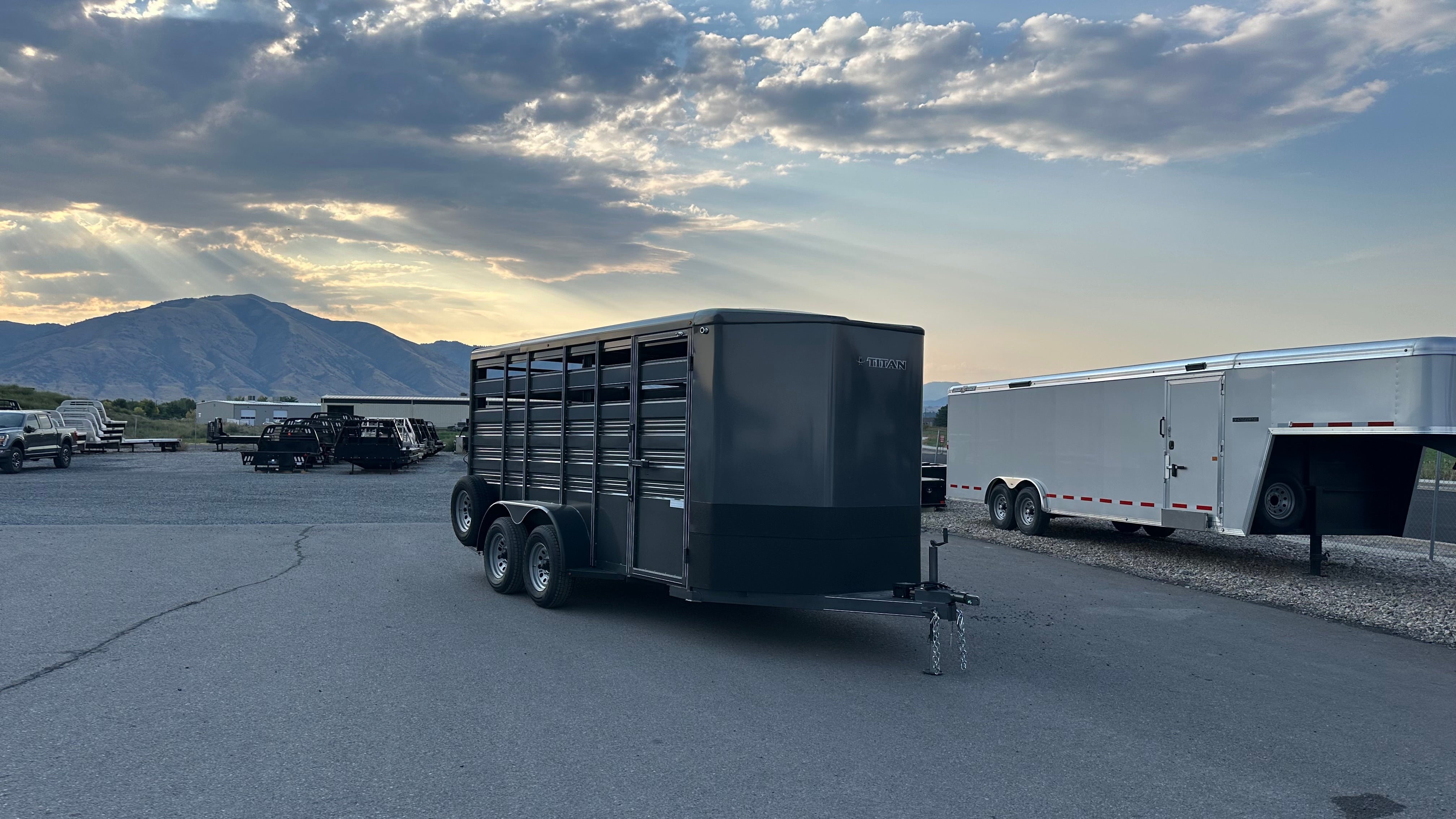 2025 Titan 16' BP Stock Trailer