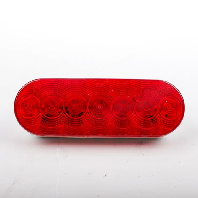 Peterson 6.25" Oval 22-Diode LED Stop Tail Turn Light - Red