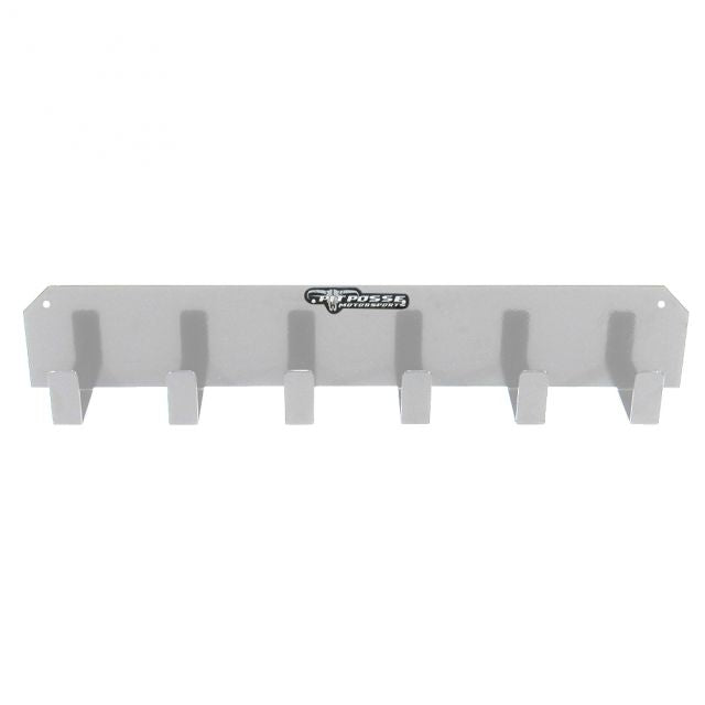 Pit Posse 6 Mount Goggle Rack Silver