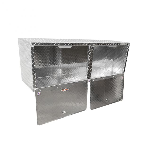 Pit Posse 48" Inch Overhead Cabinet- Sliver