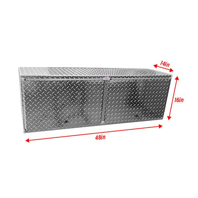 Pit Posse 48" Inch Overhead Cabinet- Sliver