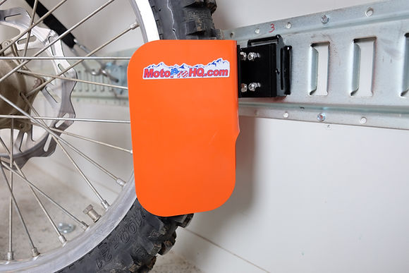 MotoPro HQ E-Track Motorcycle EZ Chock - Wall, Orange