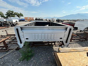 2023 - Current White Ford Superduty Single Long Bed