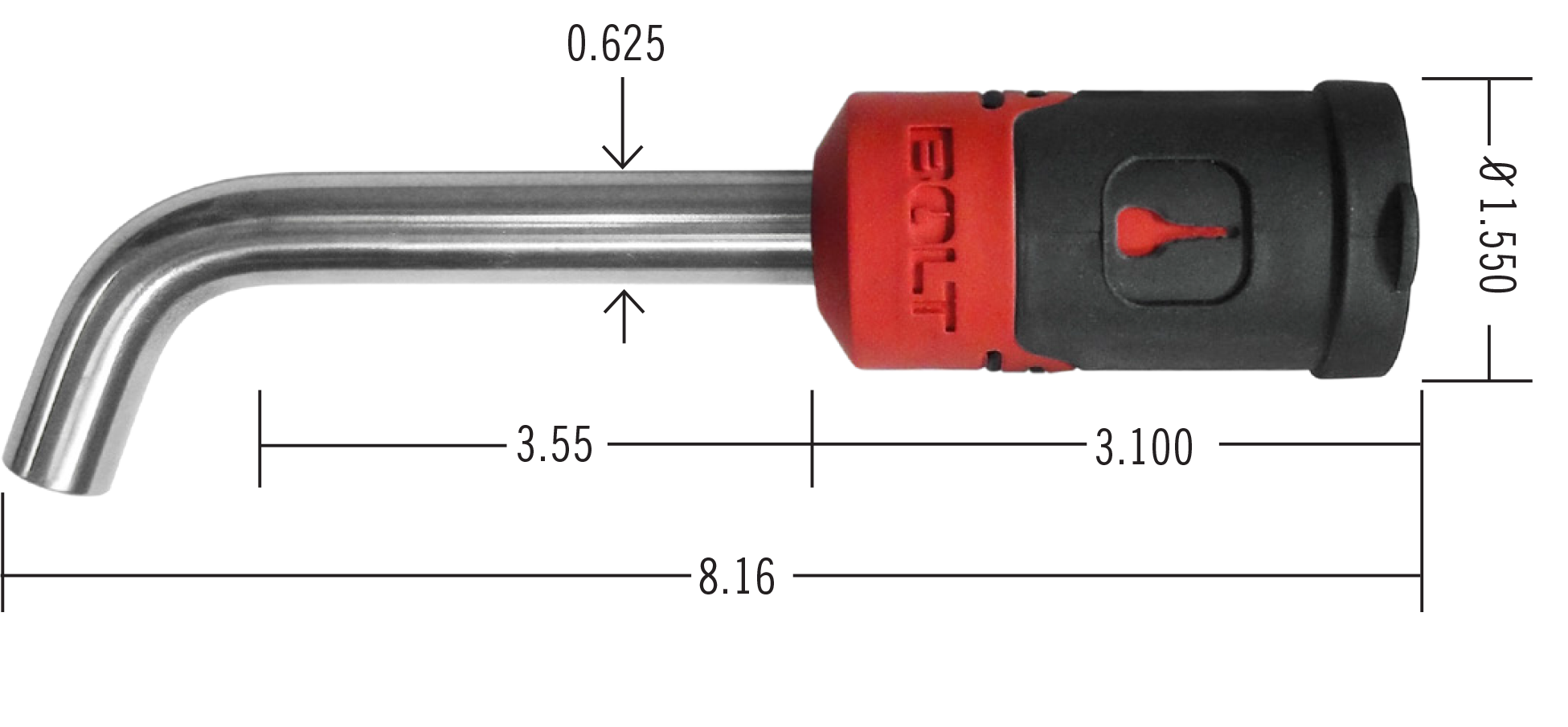 Bolt 5/8" Ford Receiver Lock Match Key