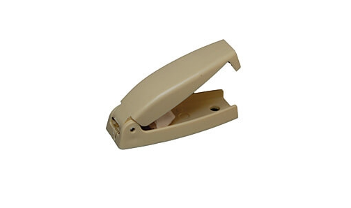 RV Designer Plastic Rounded Baggage Door Catch- Beige