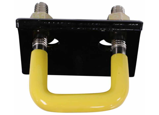 Etrailer Anti-Rattle Hitch Stabilizer for 2" Hitches- Vinyl Coated Steel Yellow